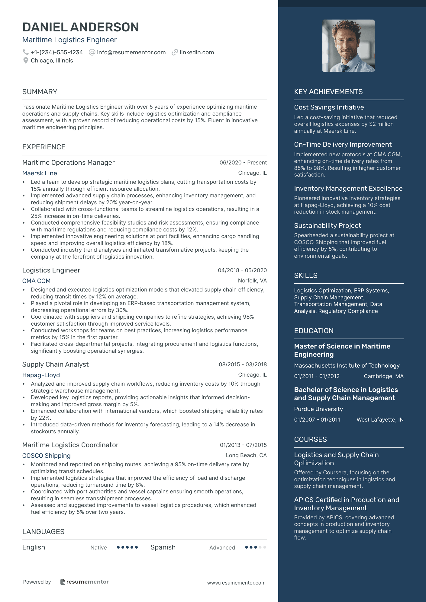 Maritime Logistics Engineer