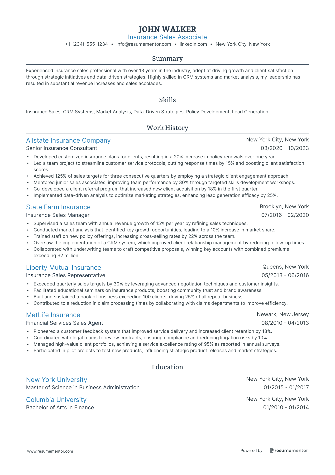 Insurance Sales Associate