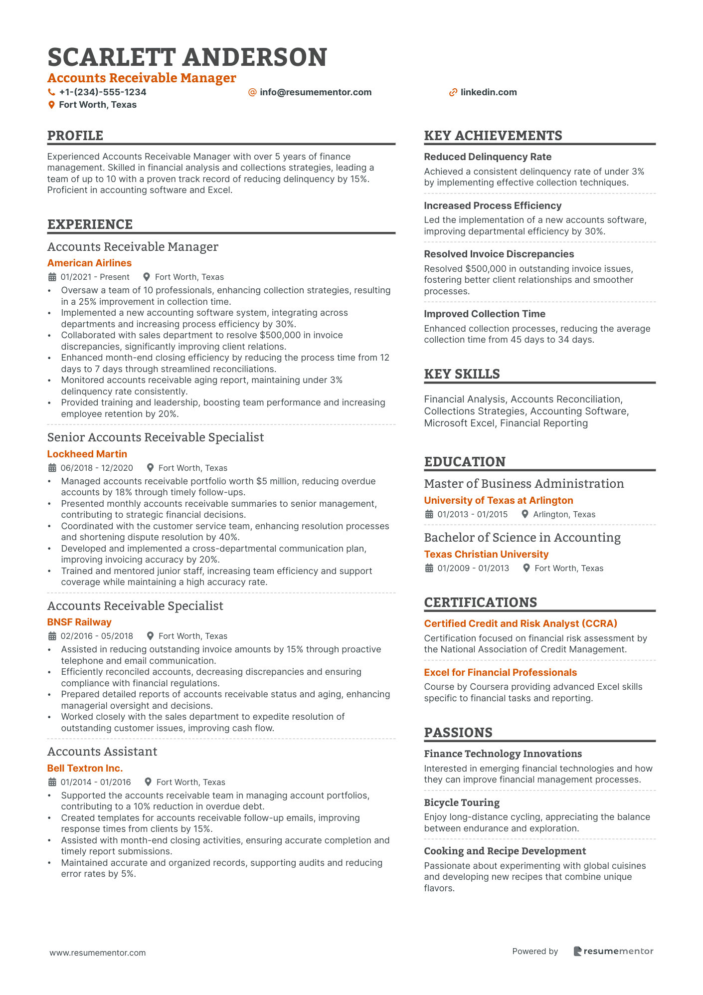Accounts Receivable Manager