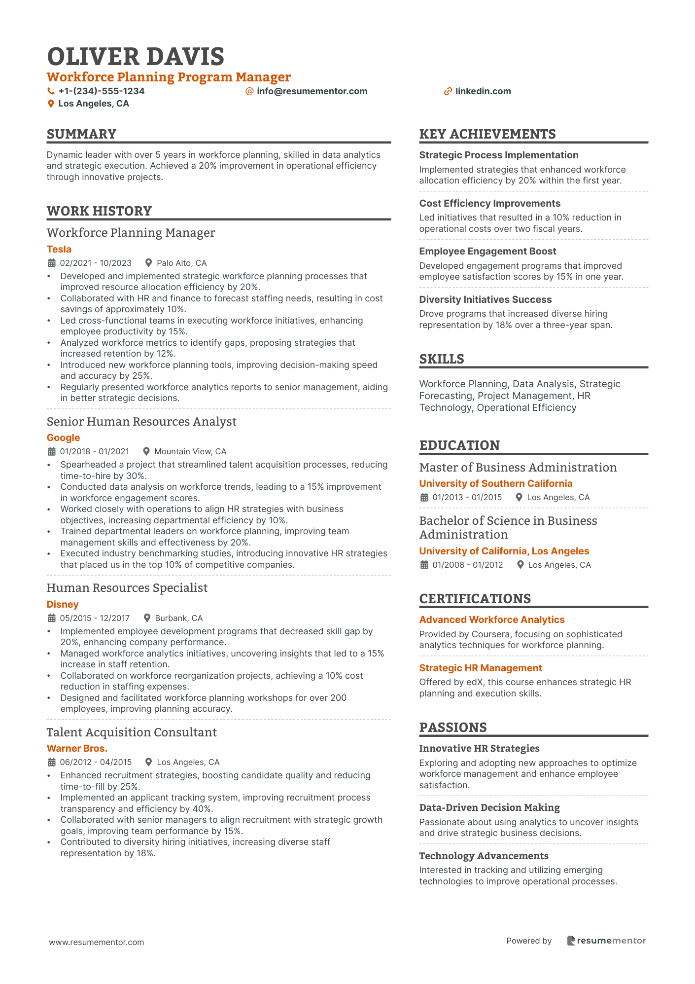 Workforce Planning Program Manager