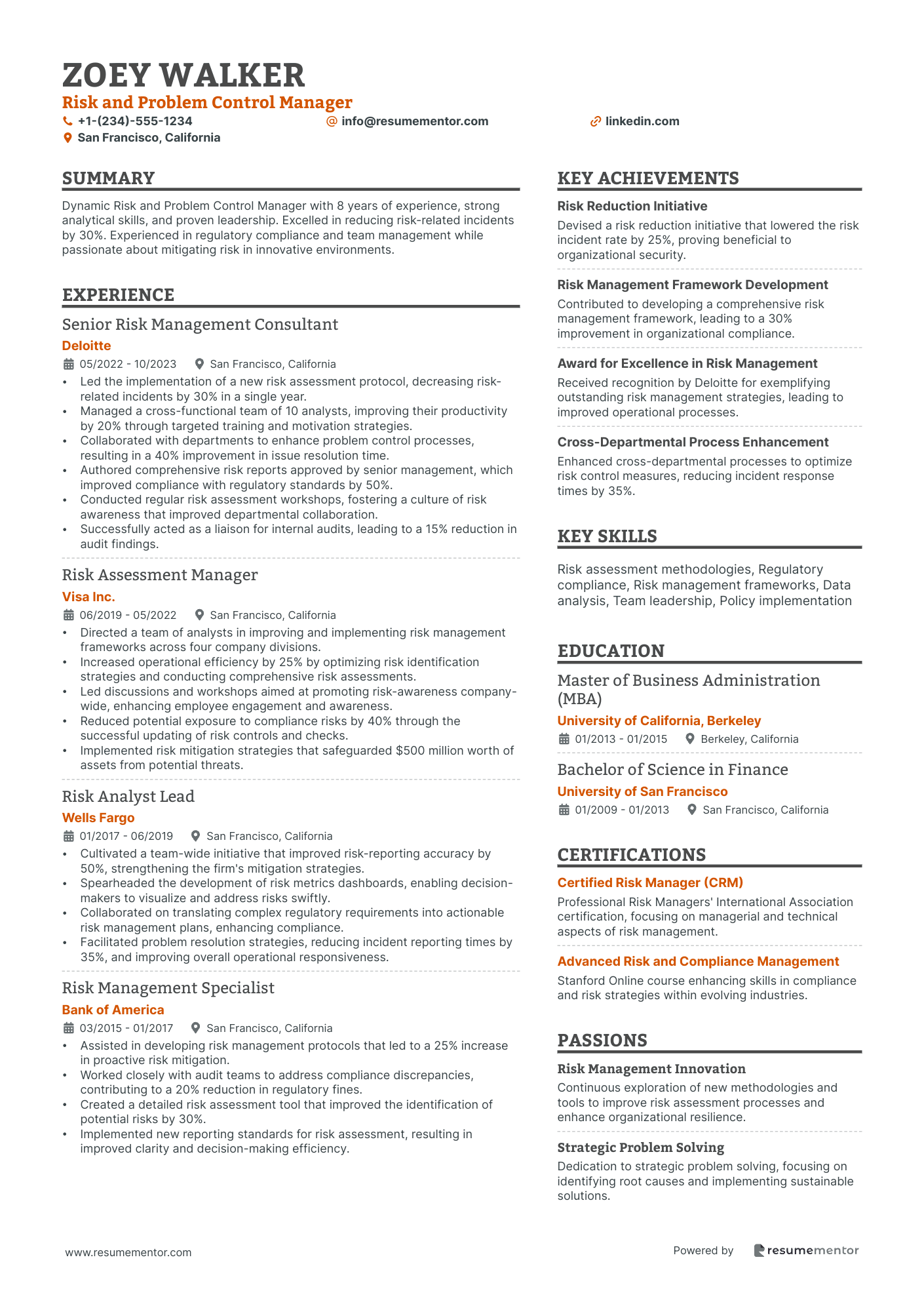 Risk and Problem Control Manager