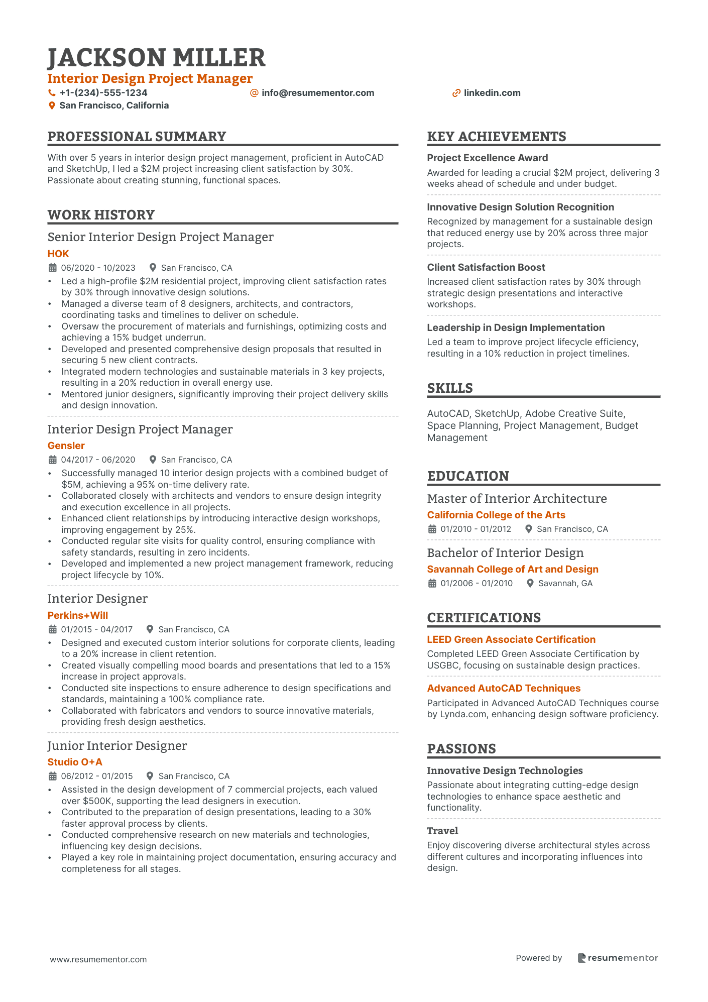 Interior Design Project Manager