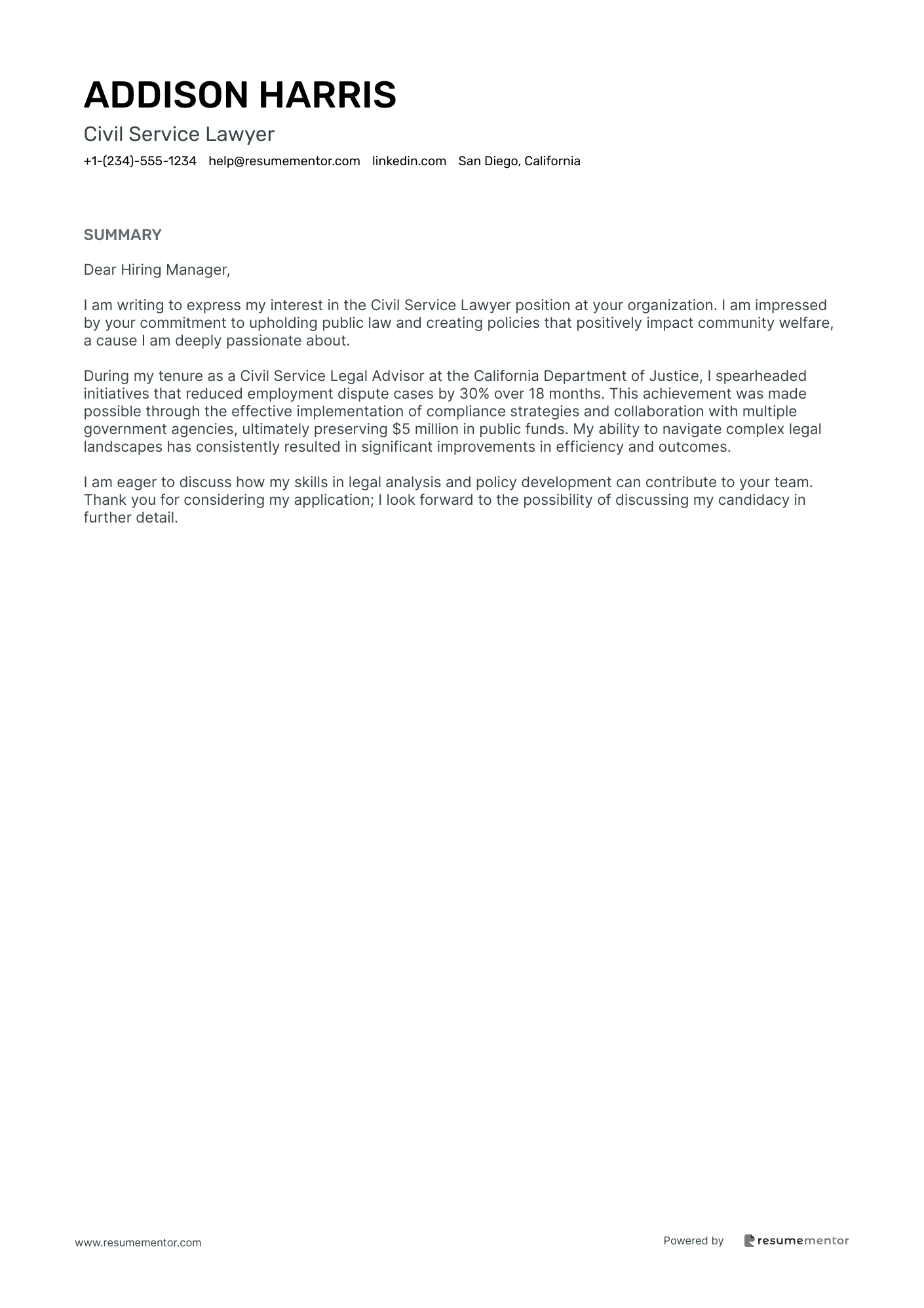 Civil Service Lawyer
