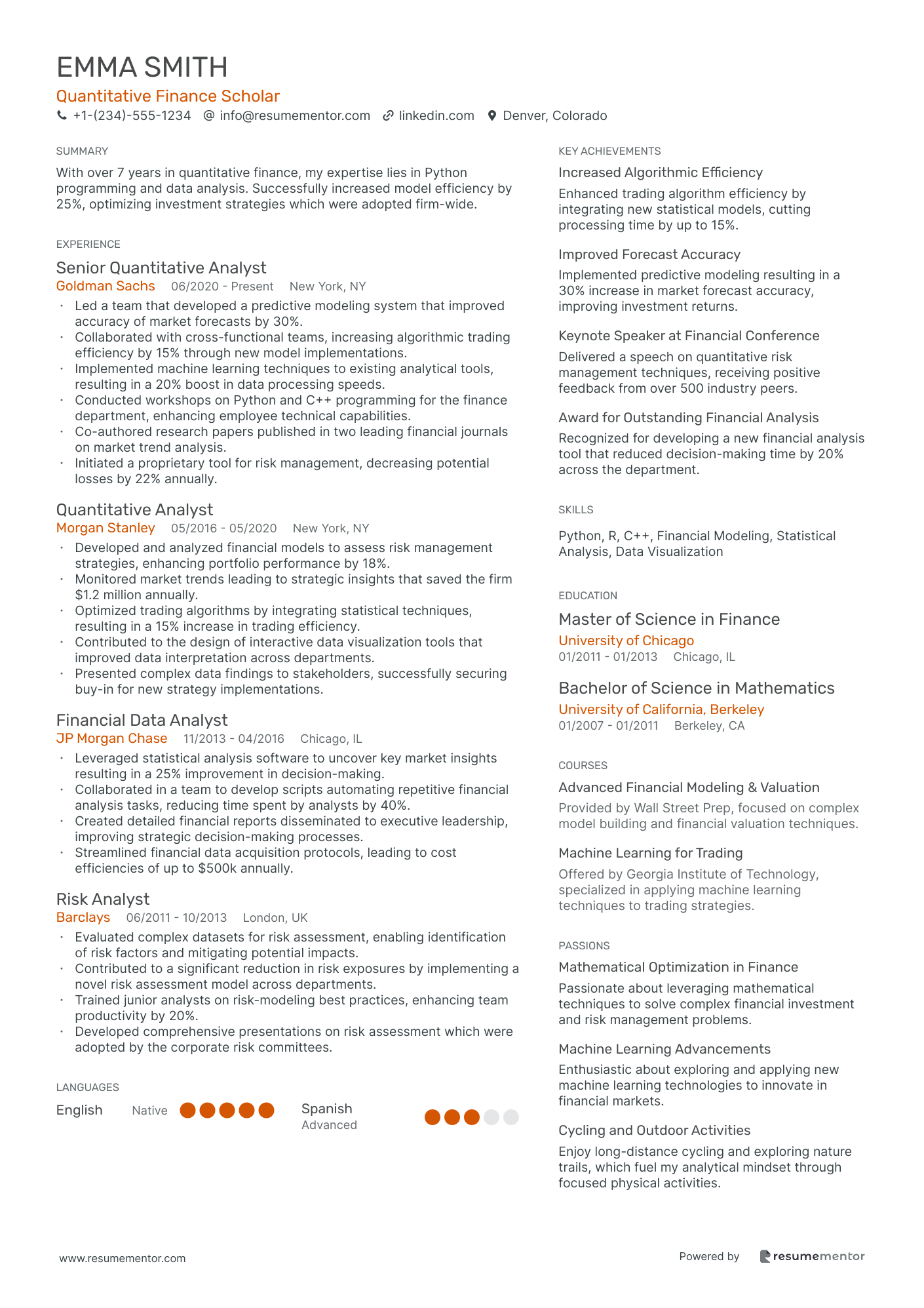 Quantitative Finance Scholar