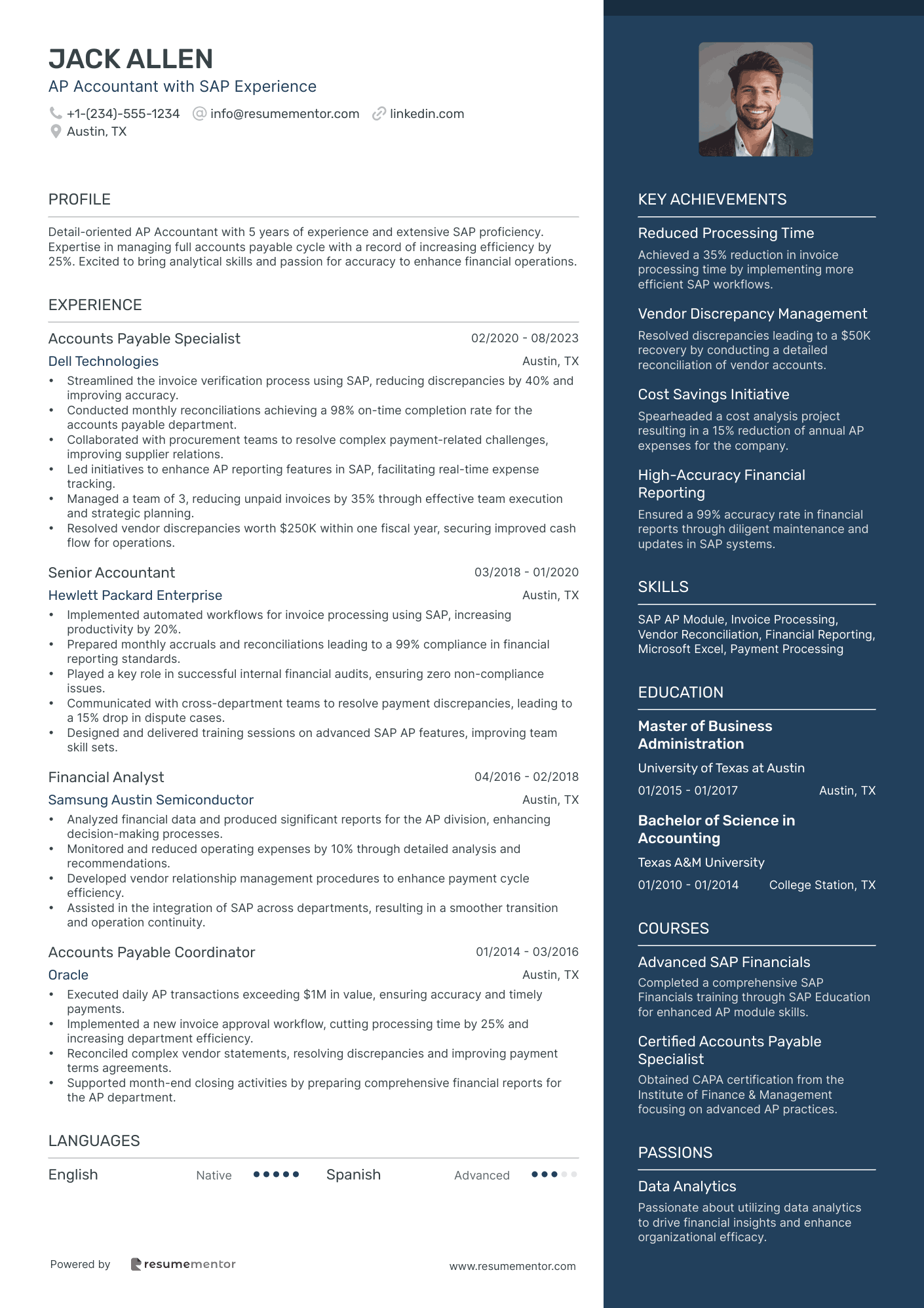 AP Accountant with SAP Experience