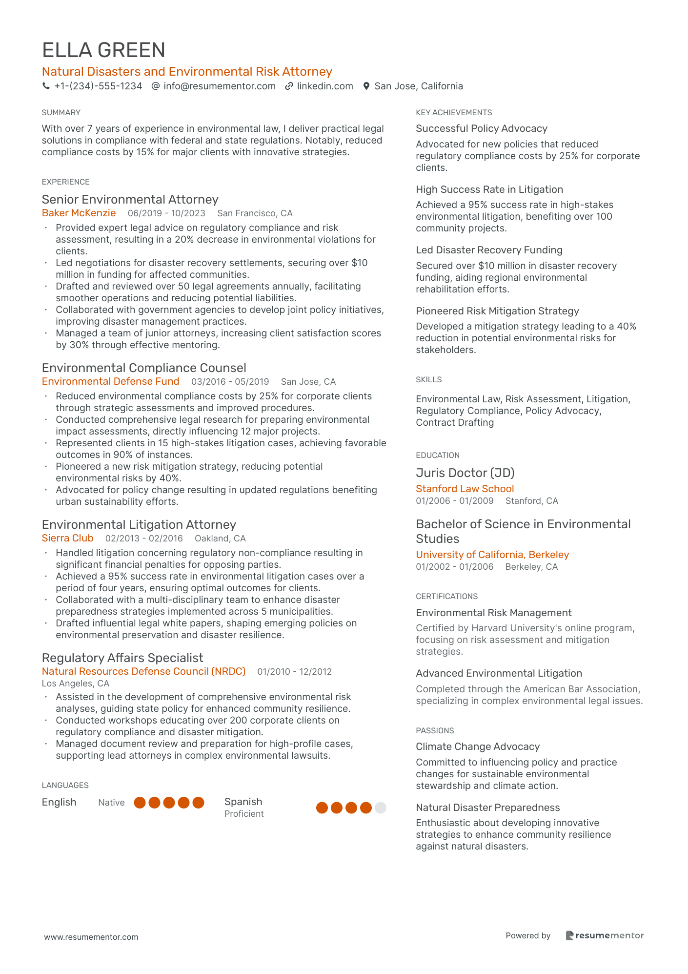 Natural Disasters and Environmental Risk Attorney