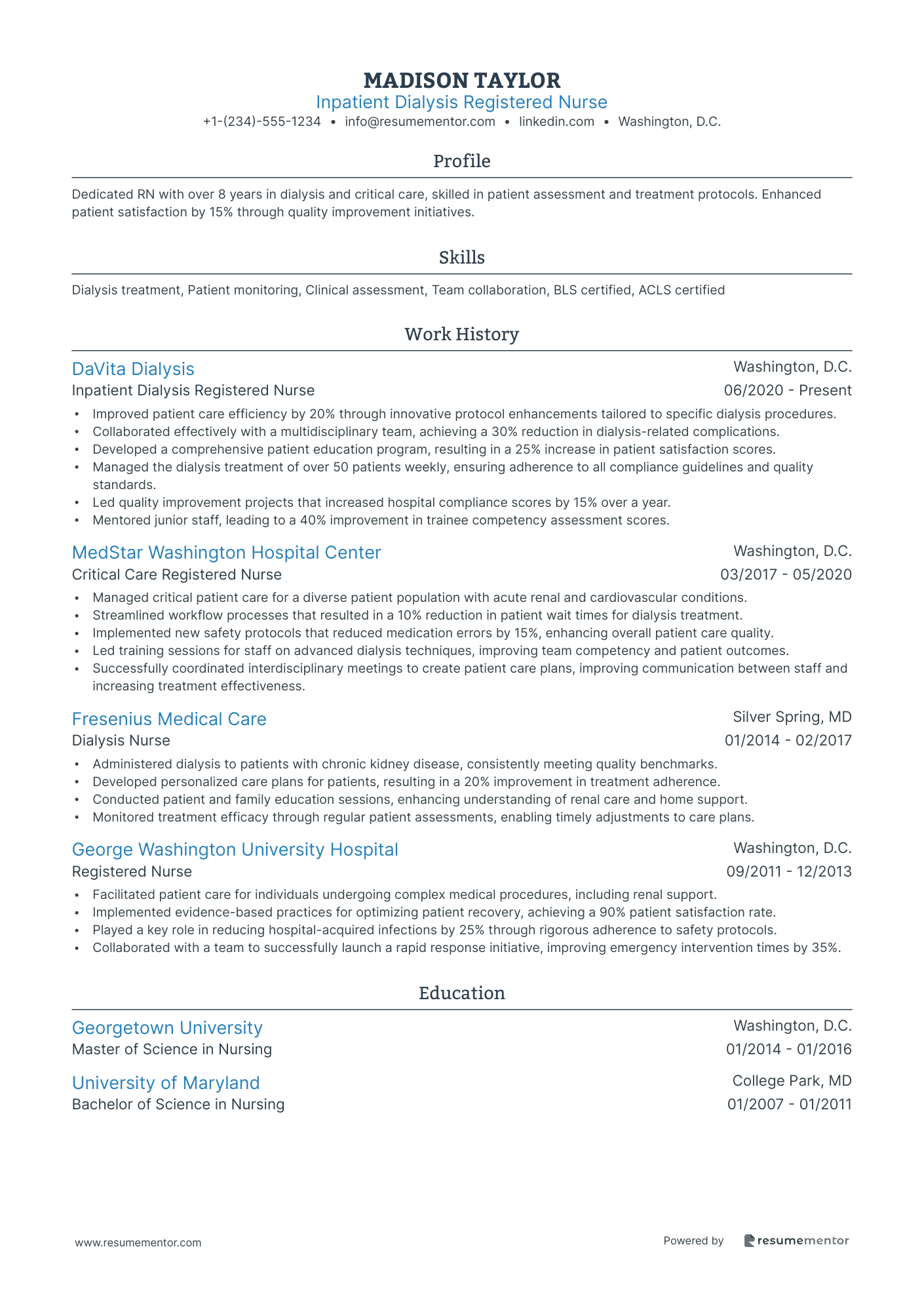 Inpatient Dialysis Registered Nurse