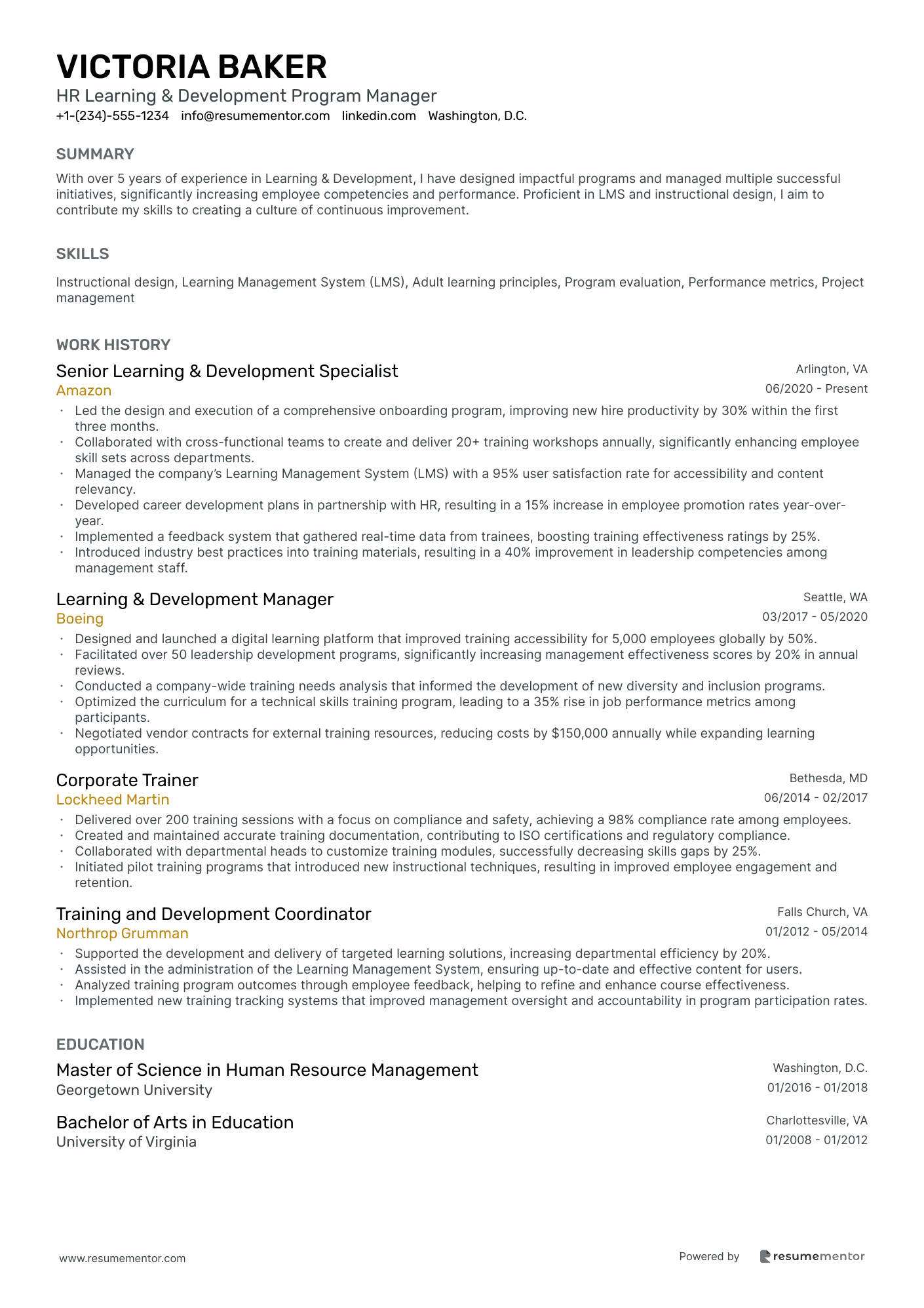 HR Learning & Development Program Manager