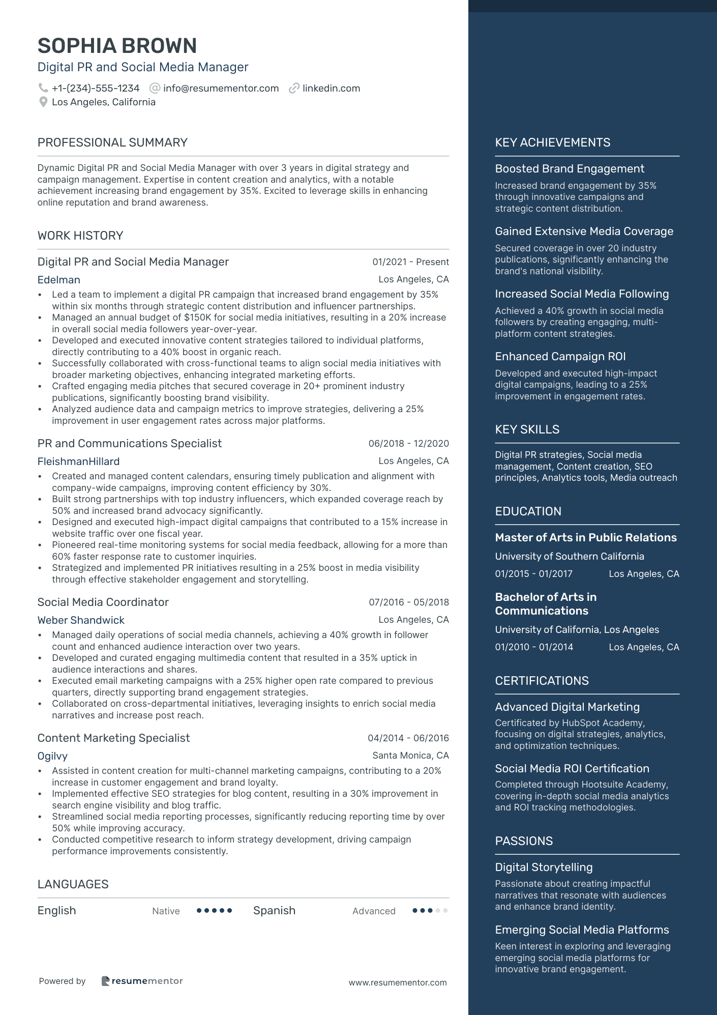 Digital PR and Social Media Manager