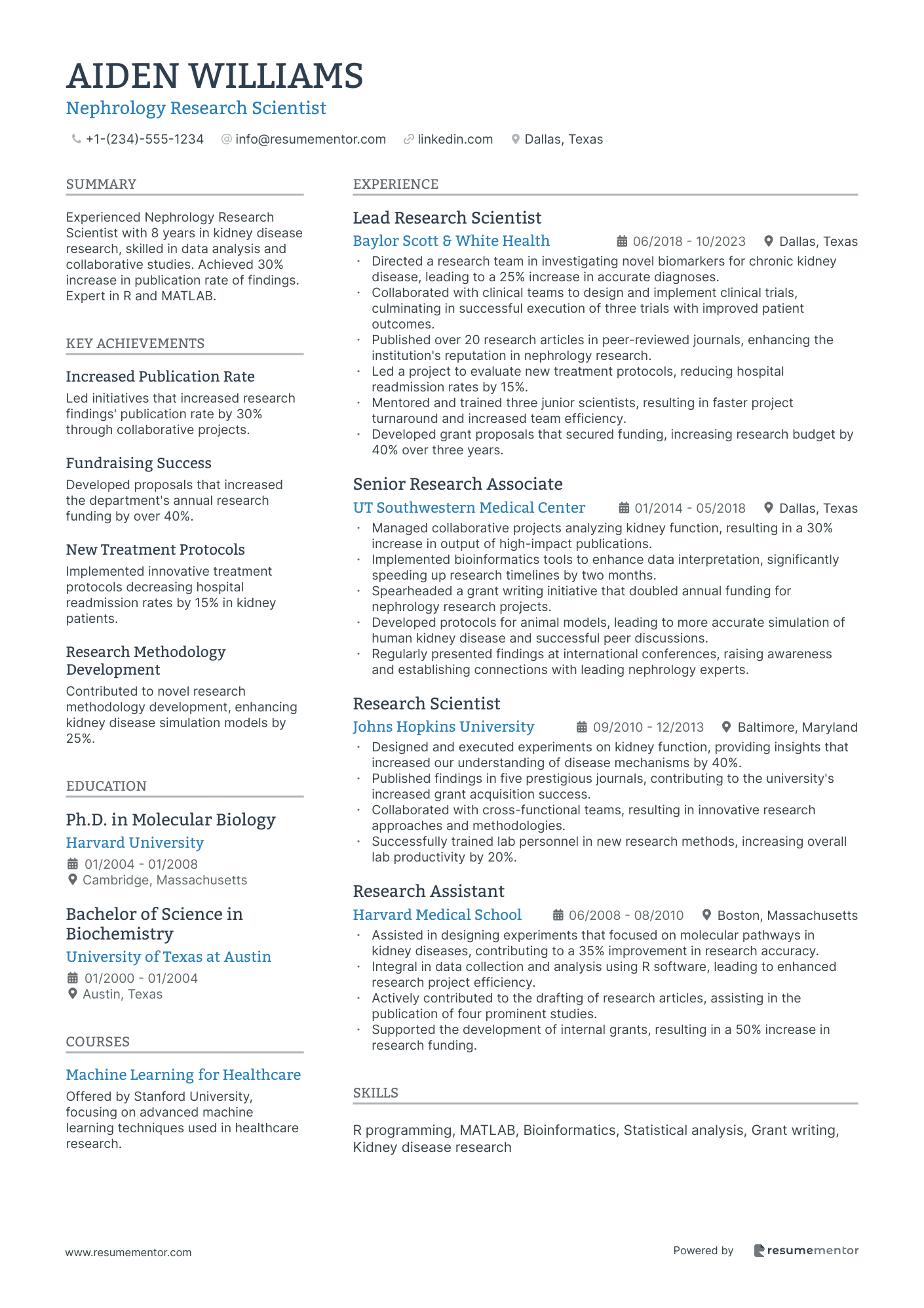 Nephrology Research Scientist
