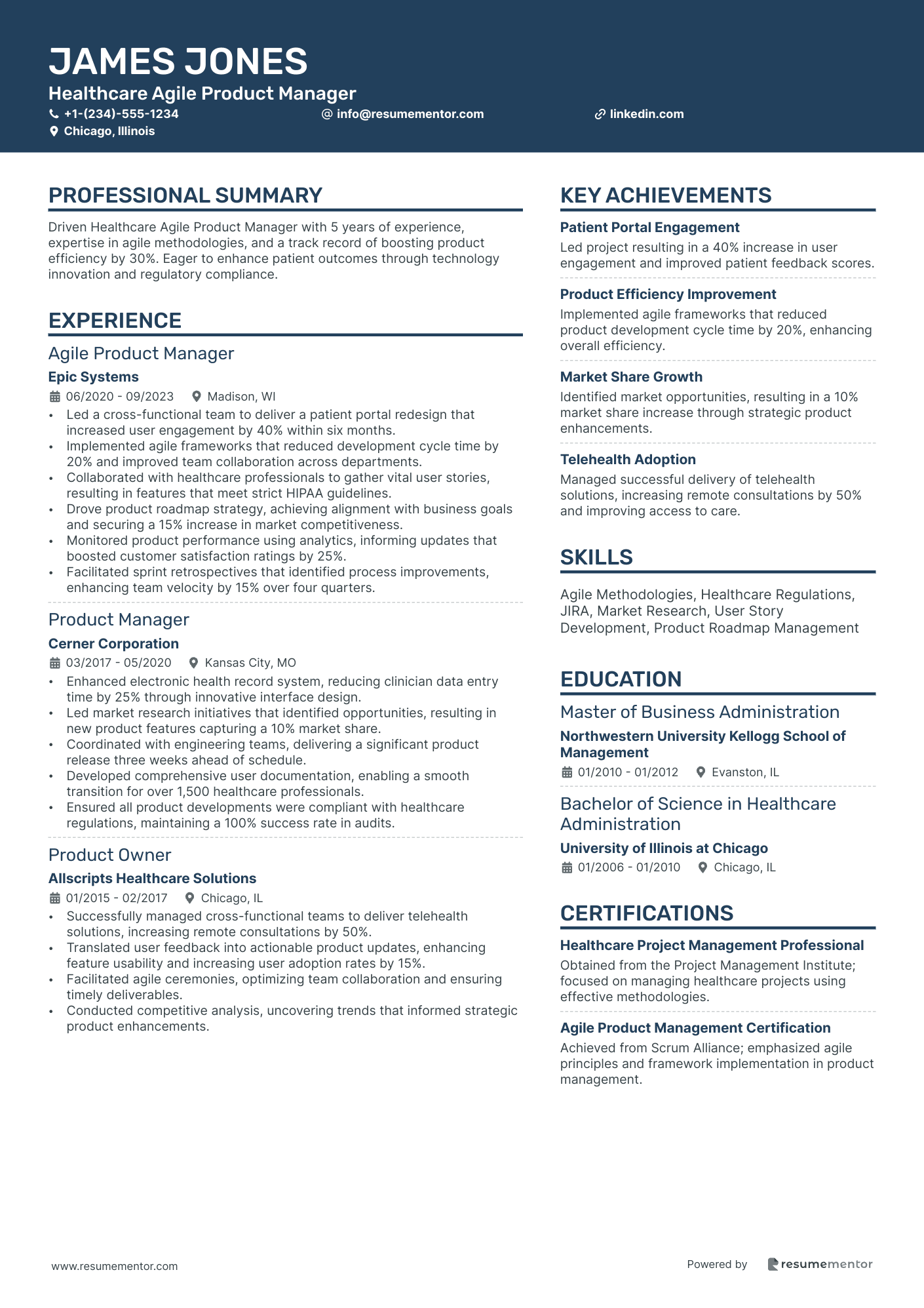 Healthcare Agile Product Manager