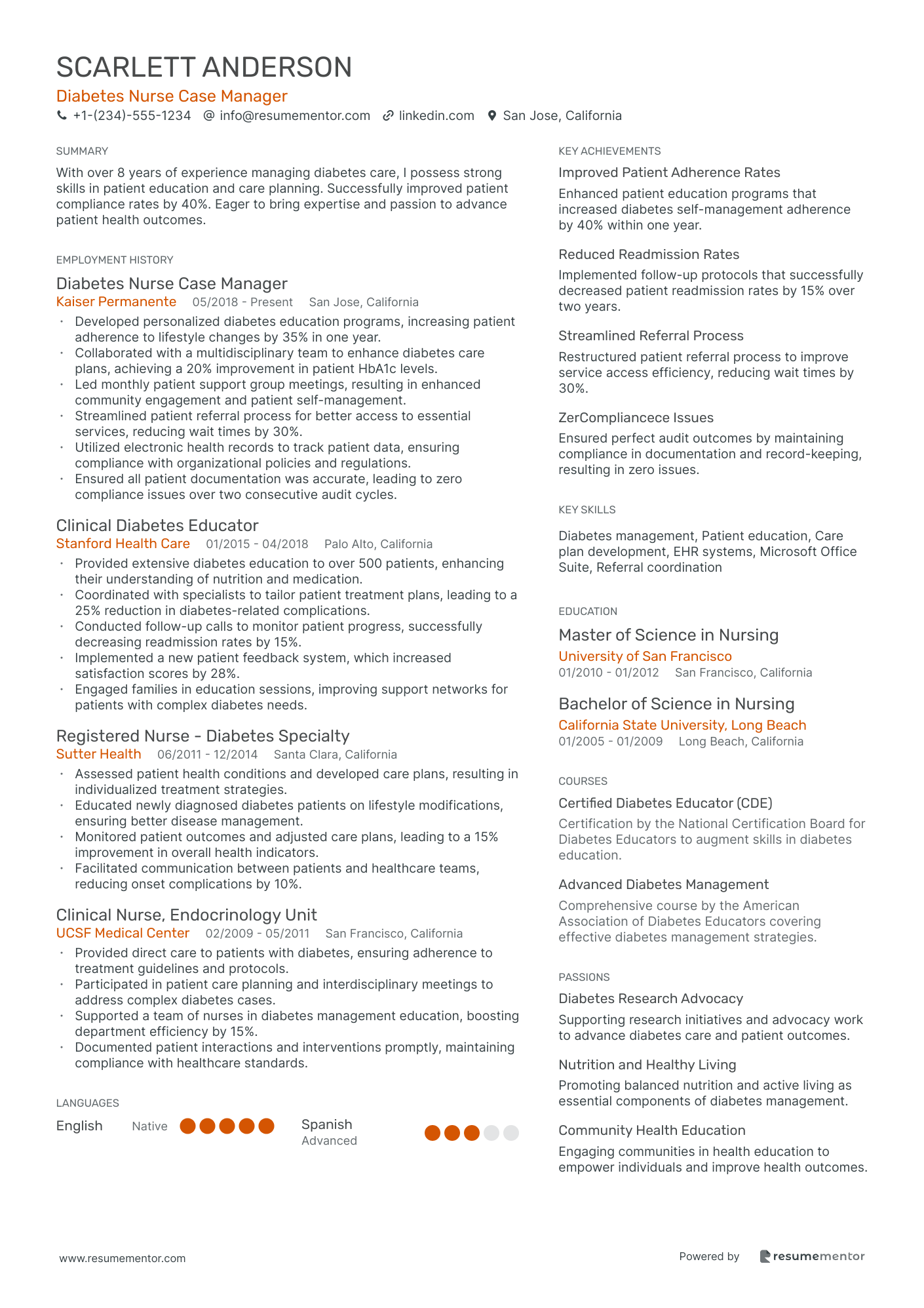 Diabetes Nurse Case Manager
