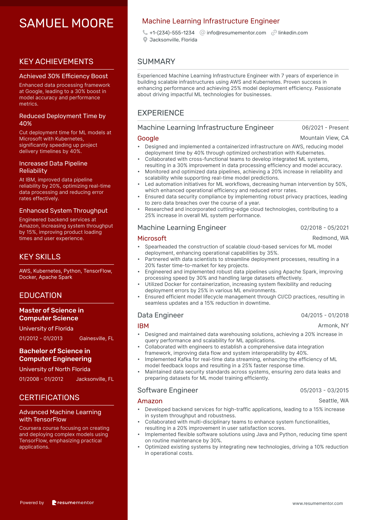 Machine Learning Infrastructure Engineer