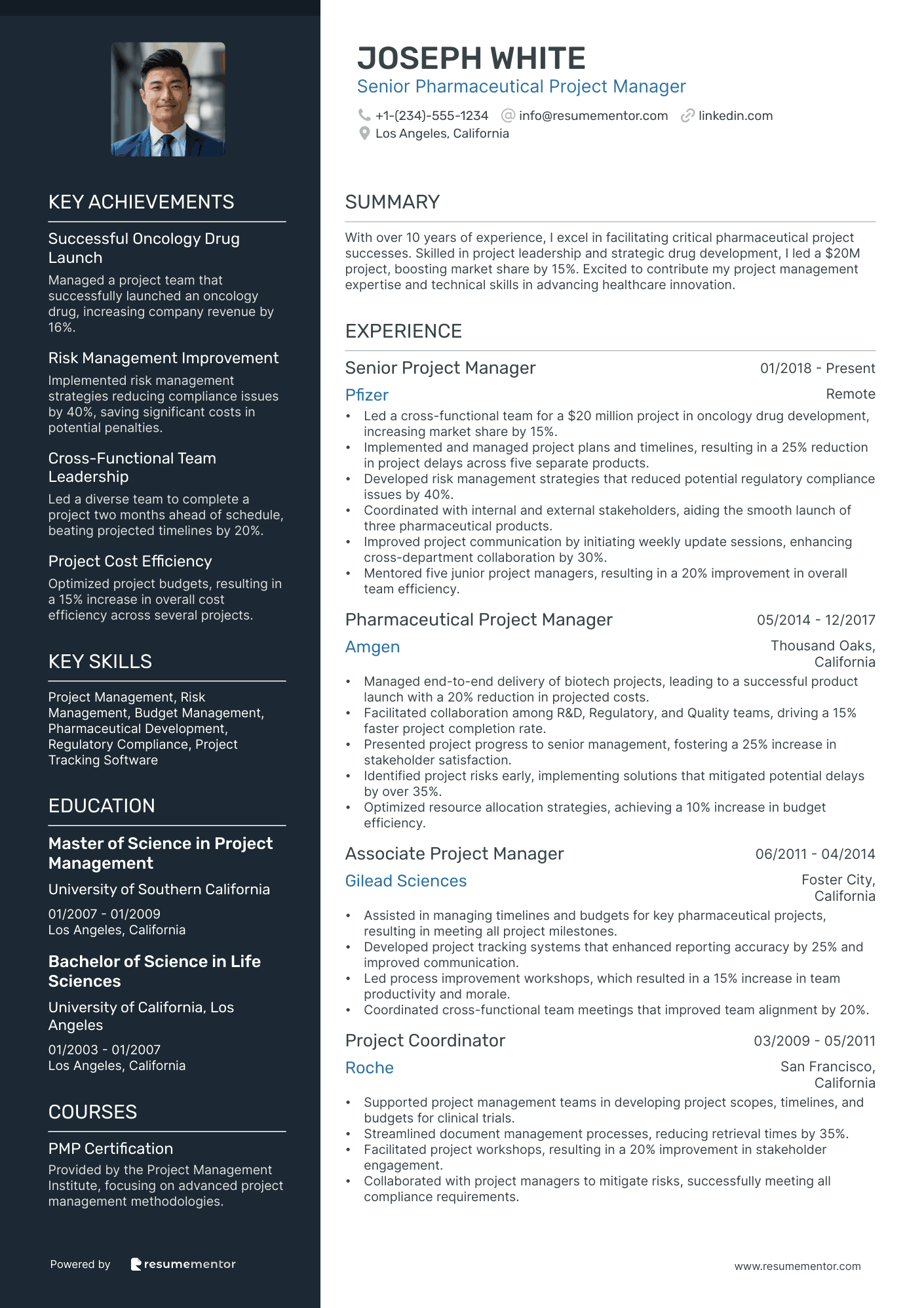 Senior Pharmaceutical Project Manager