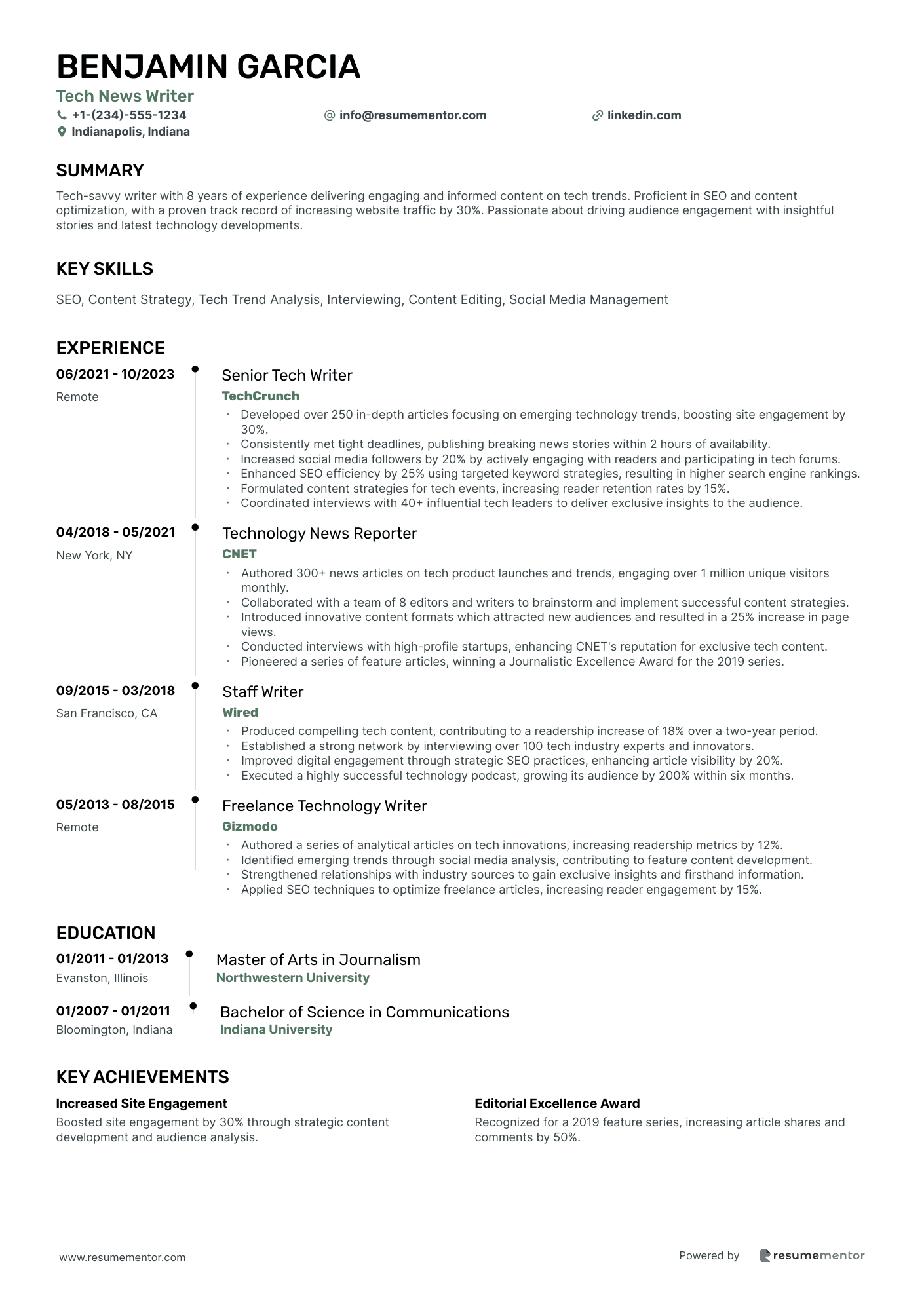 Tech News Writer