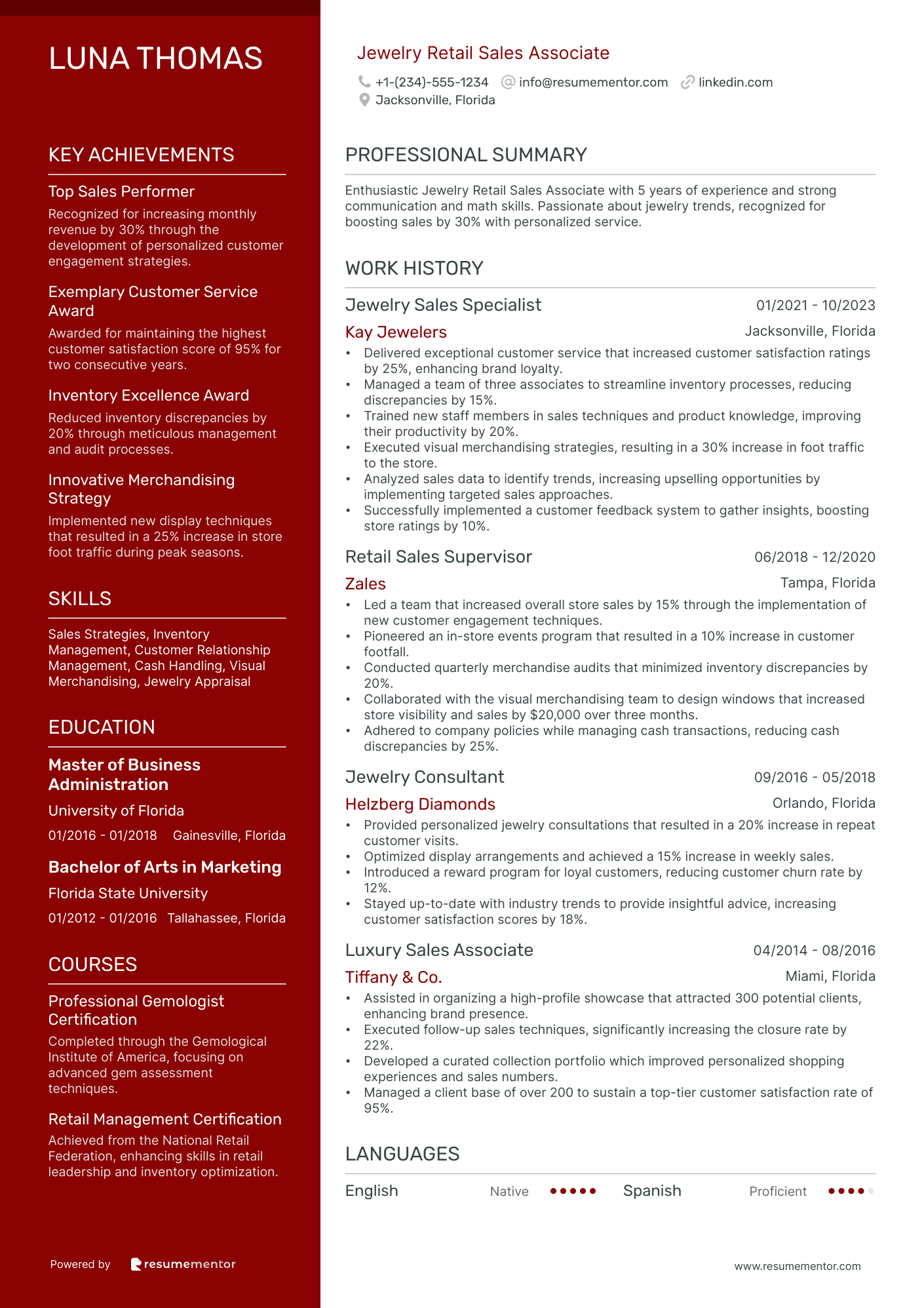Jewelry Retail Sales Associate