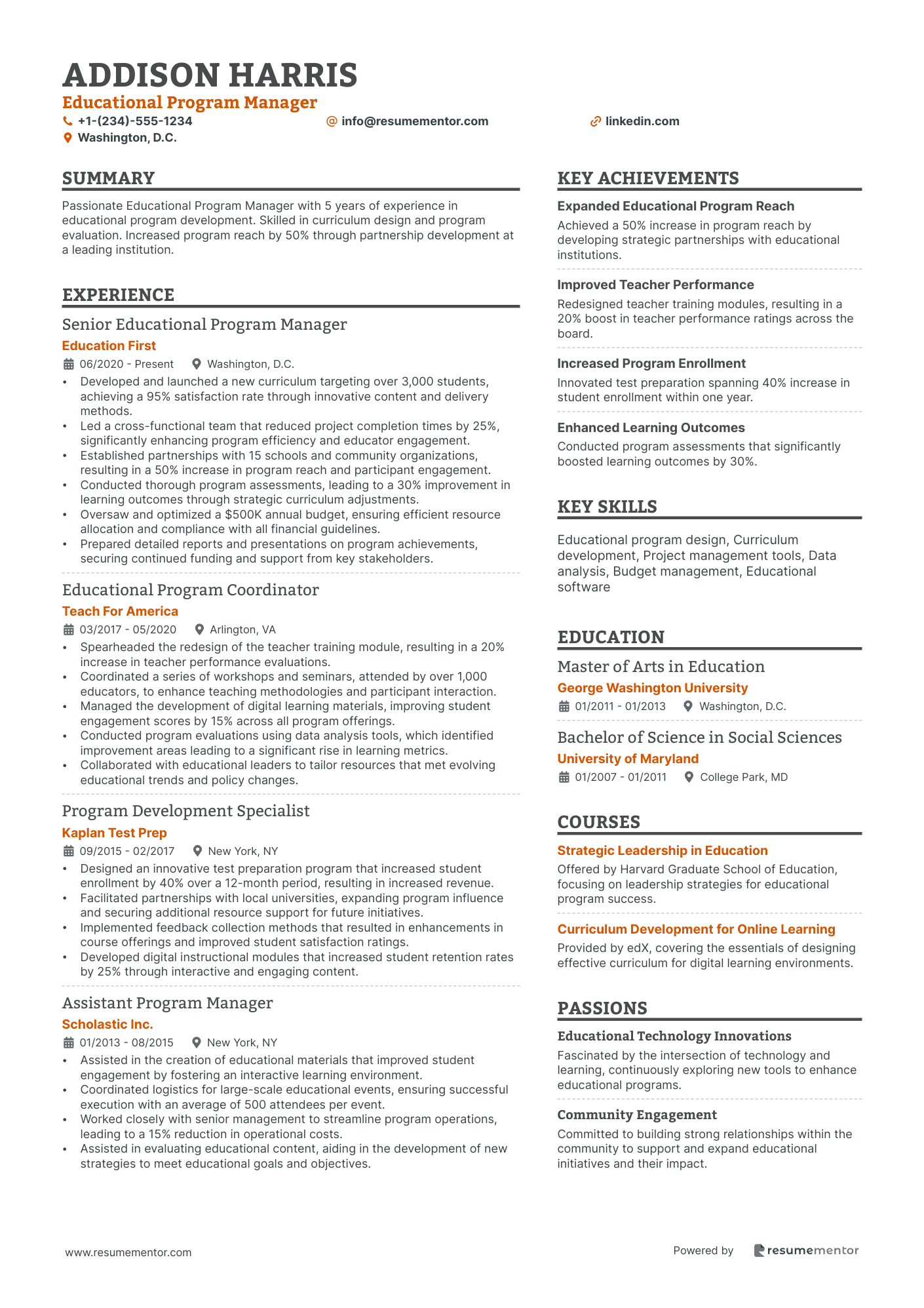Educational Program Manager