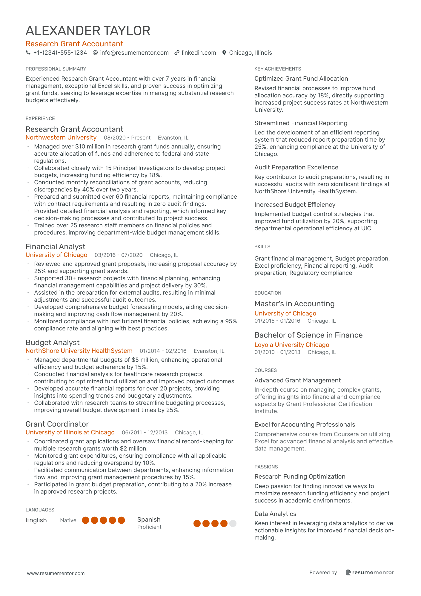 Research Grant Accountant