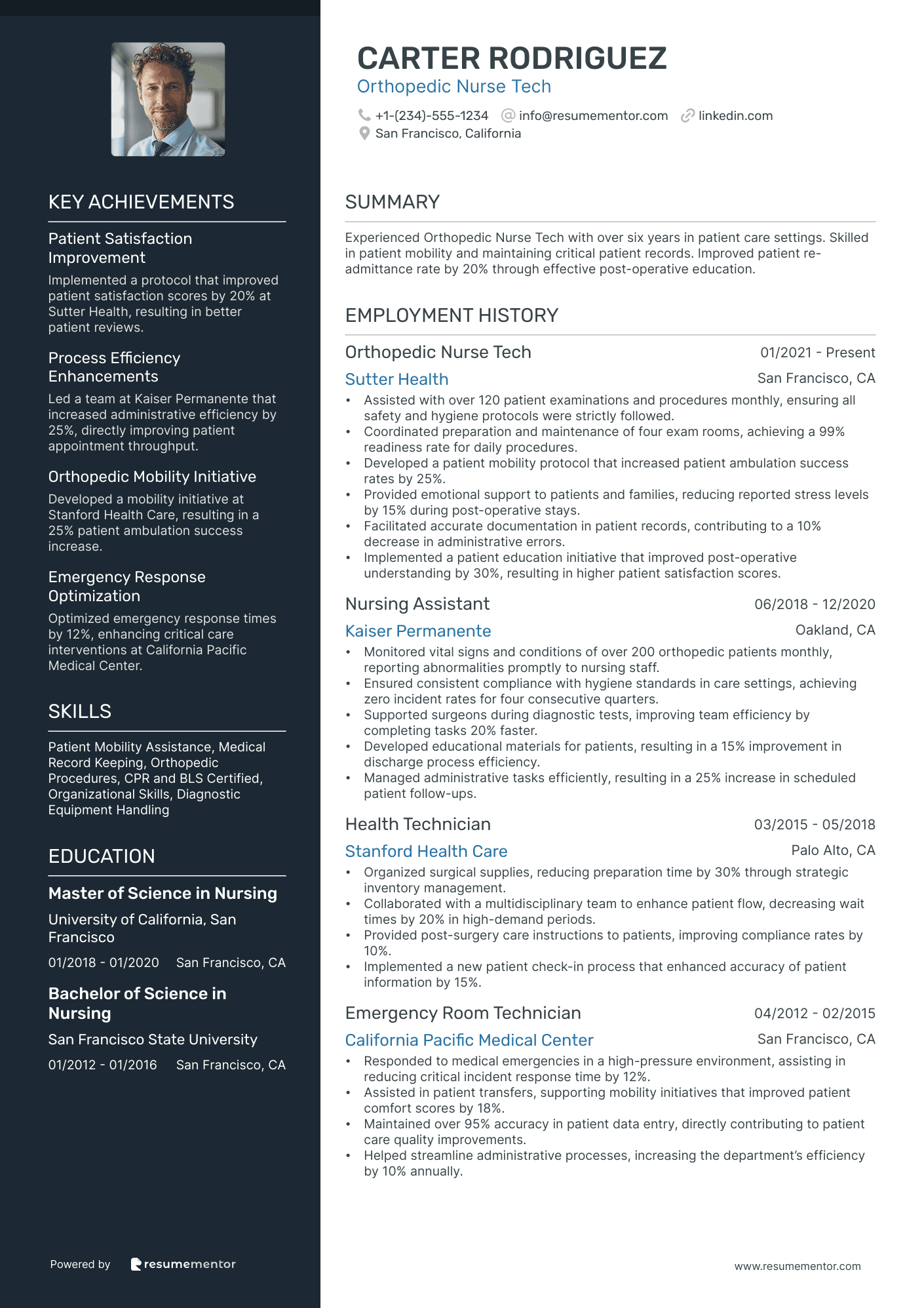 Orthopedic Nurse Tech