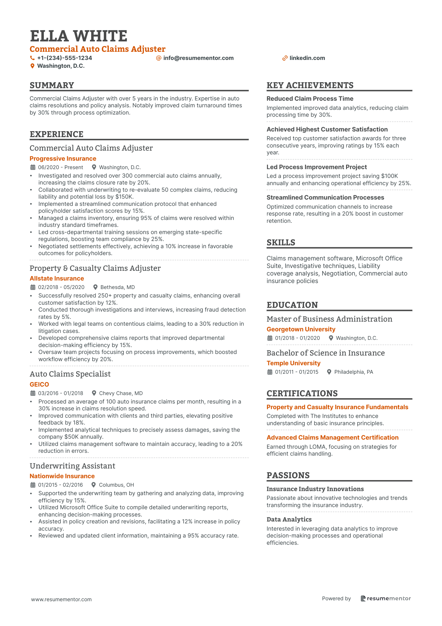 Commercial Auto Claims Adjuster