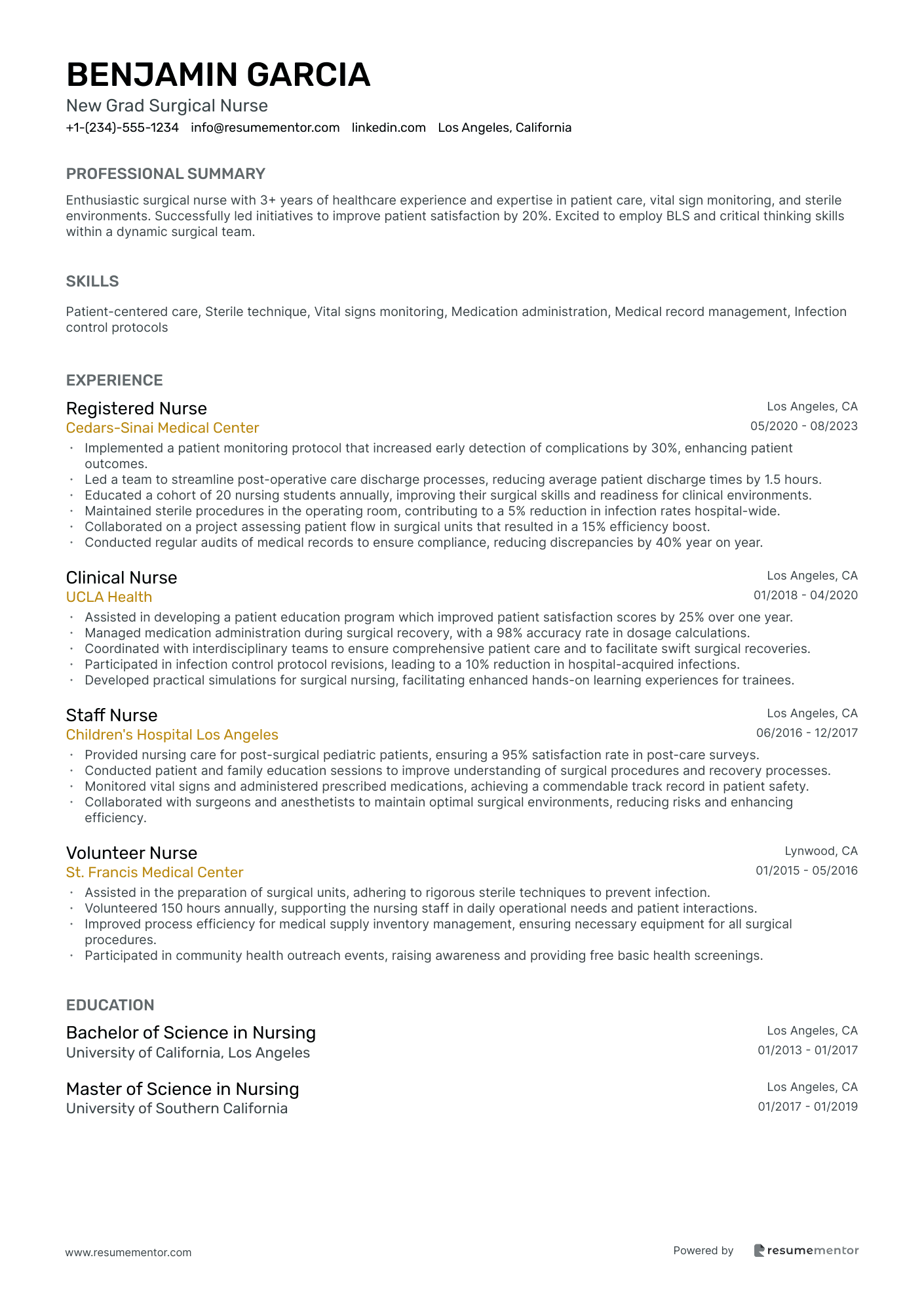 New Grad Surgical Nurse