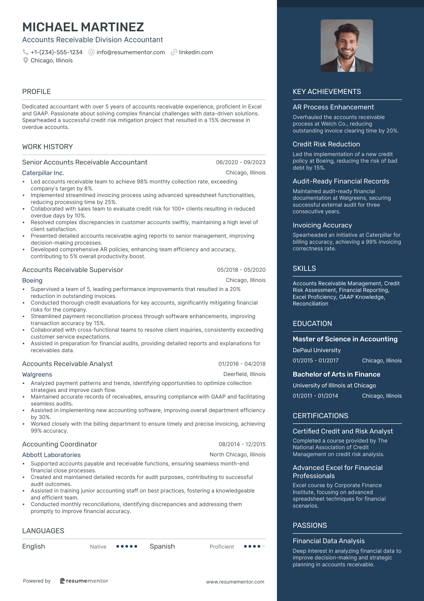 Accounts Receivable Division Accountant