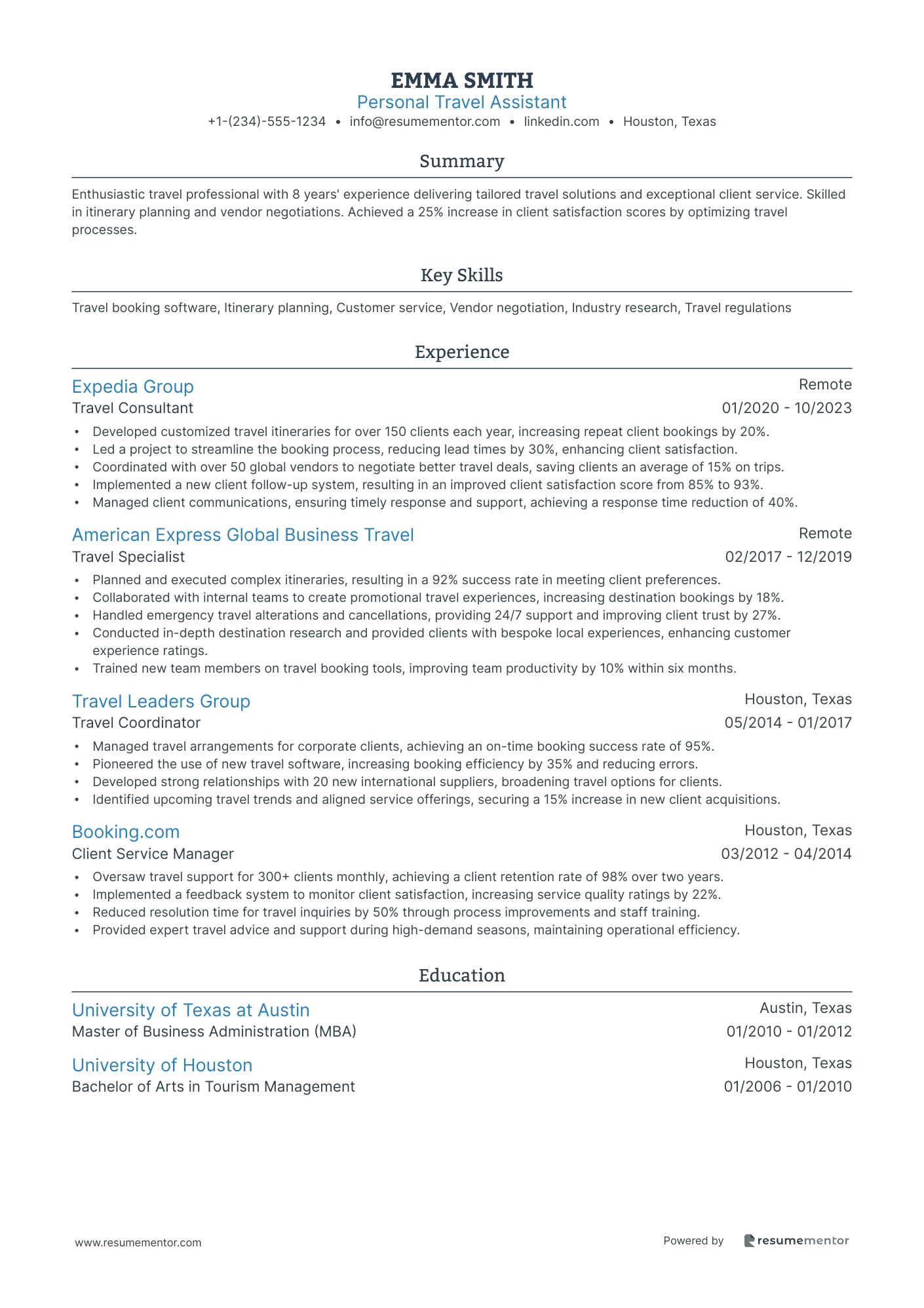 Personal Travel Assistant