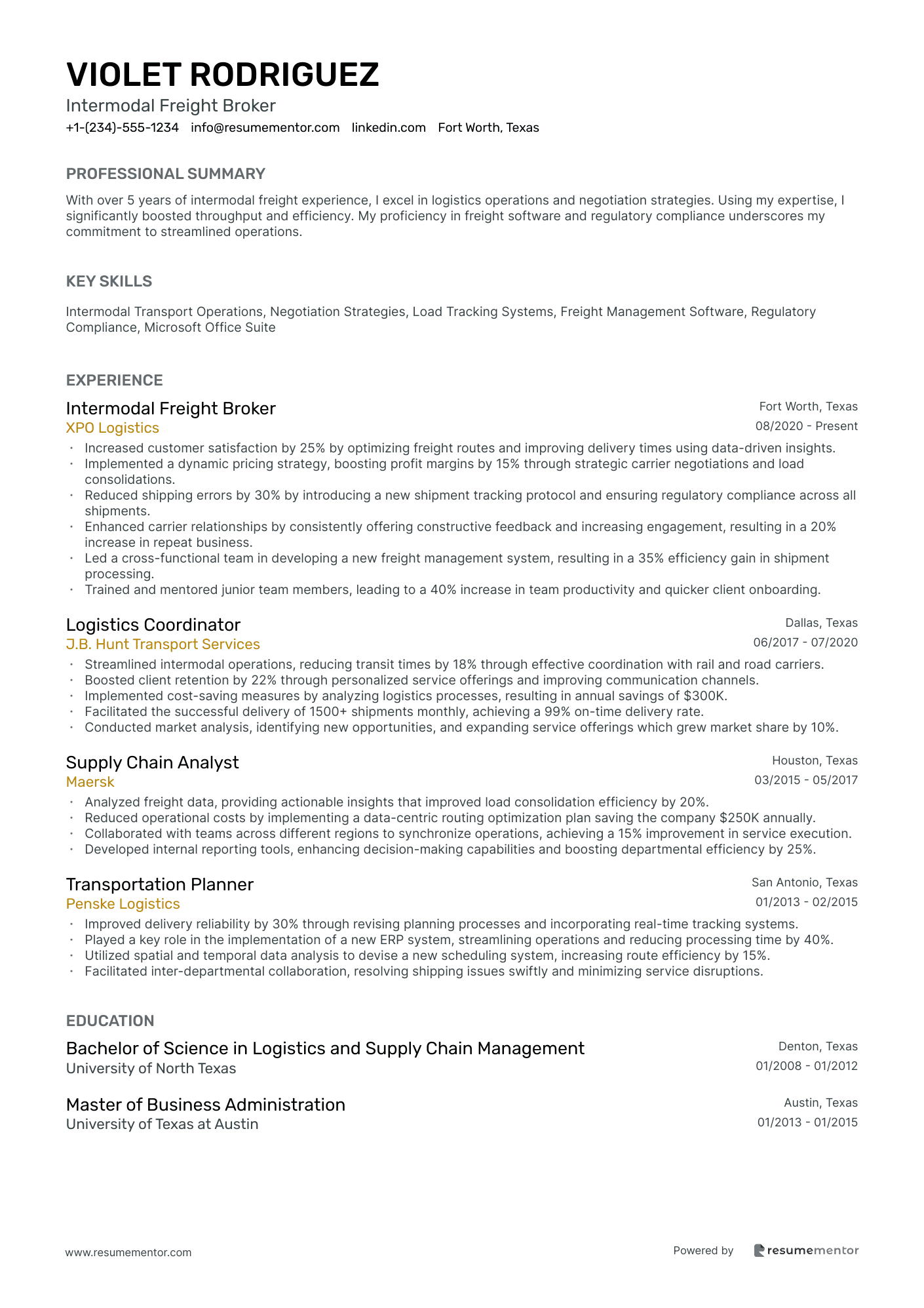 Intermodal Freight Broker