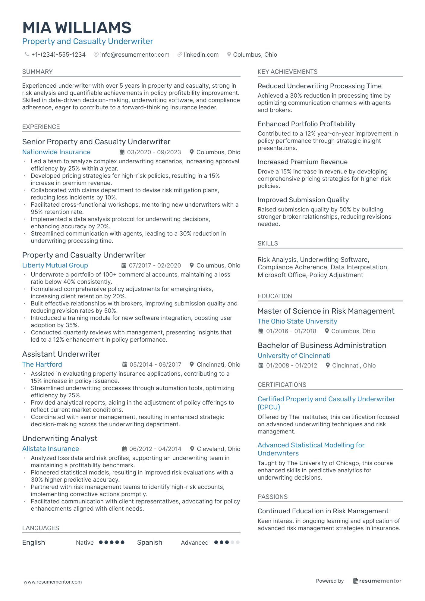 Property and Casualty Underwriter