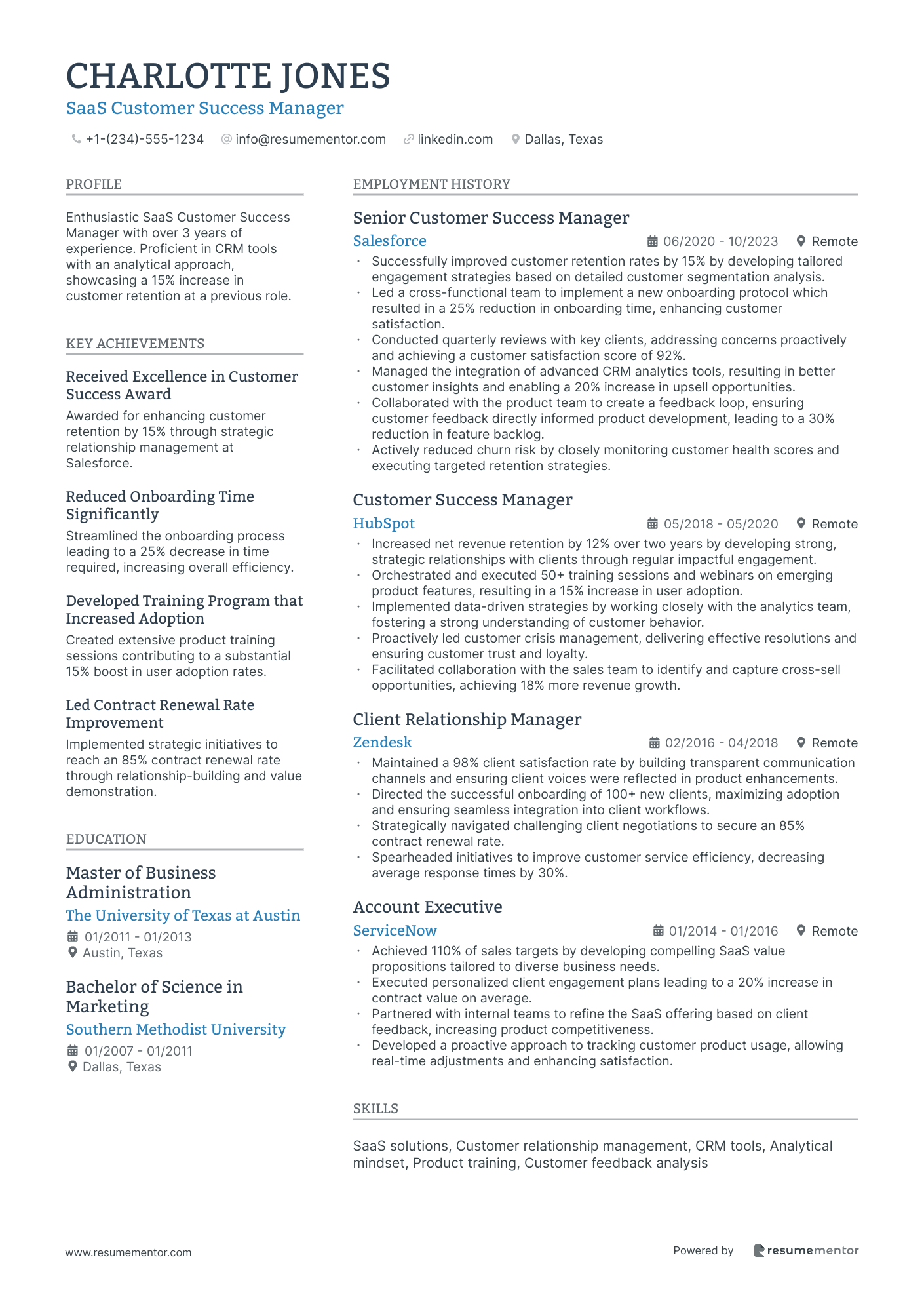 SaaS Customer Success Manager