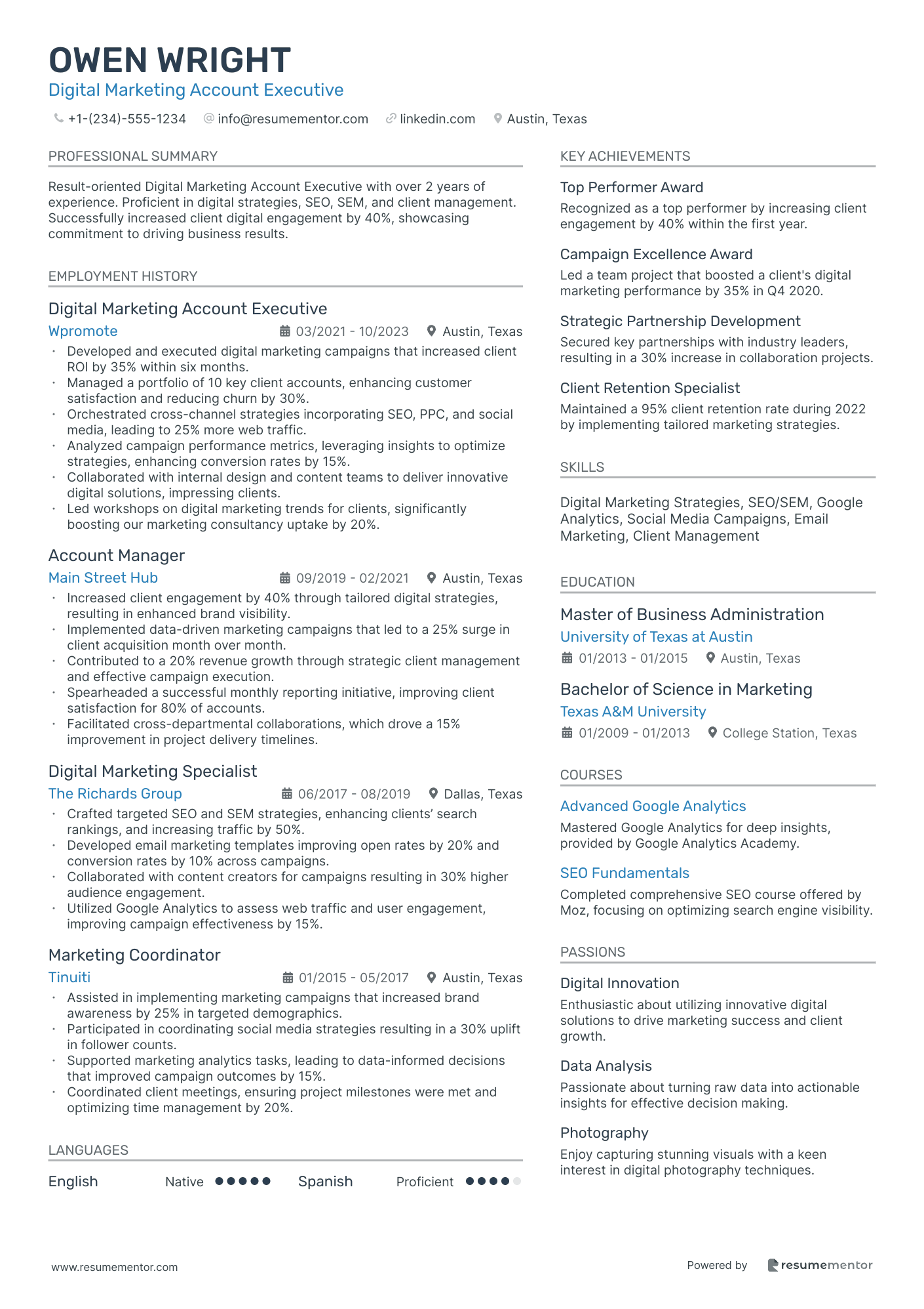 Digital Marketing Account Executive