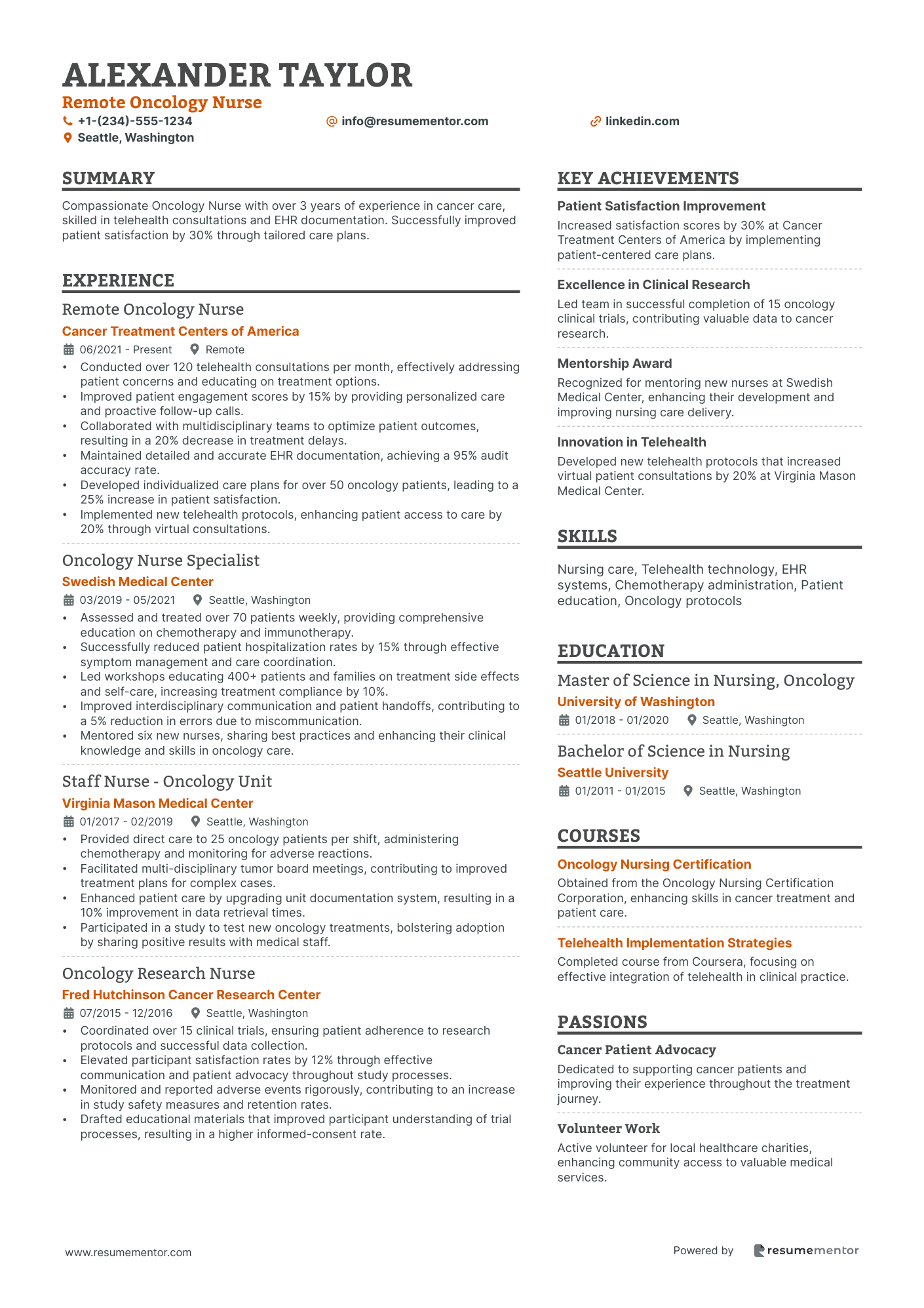 Remote Oncology Nurse