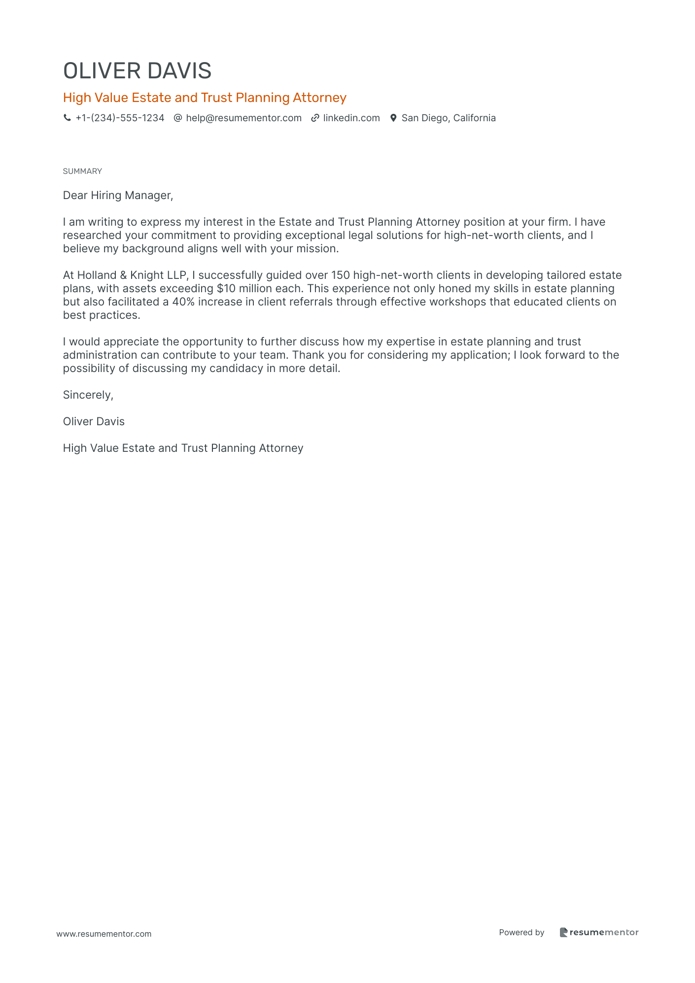 High Value Estate and Trust Planning Attorney