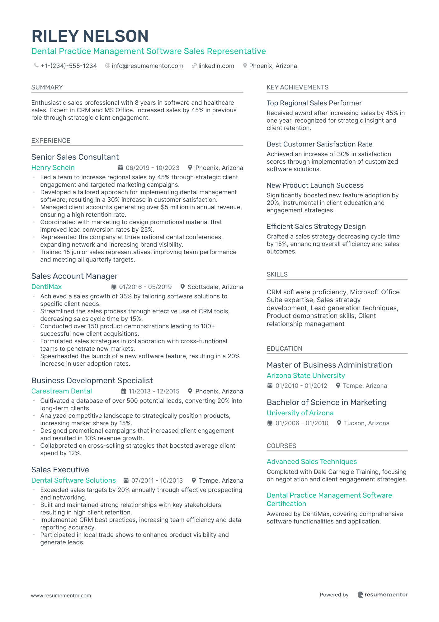 Dental Practice Management Software Sales Representative