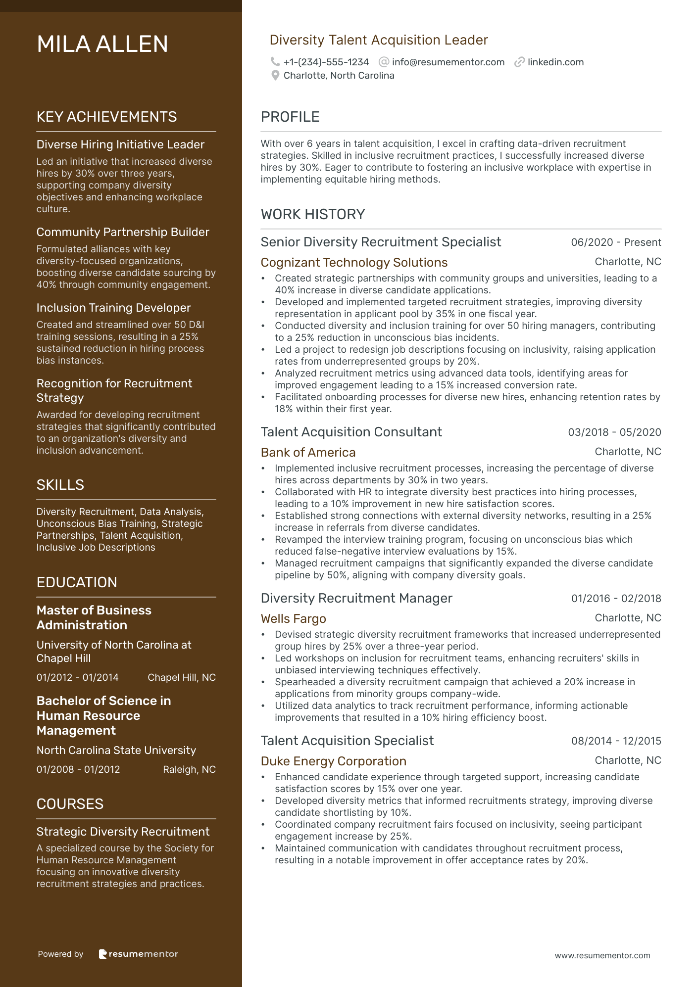 Diversity Talent Acquisition Leader