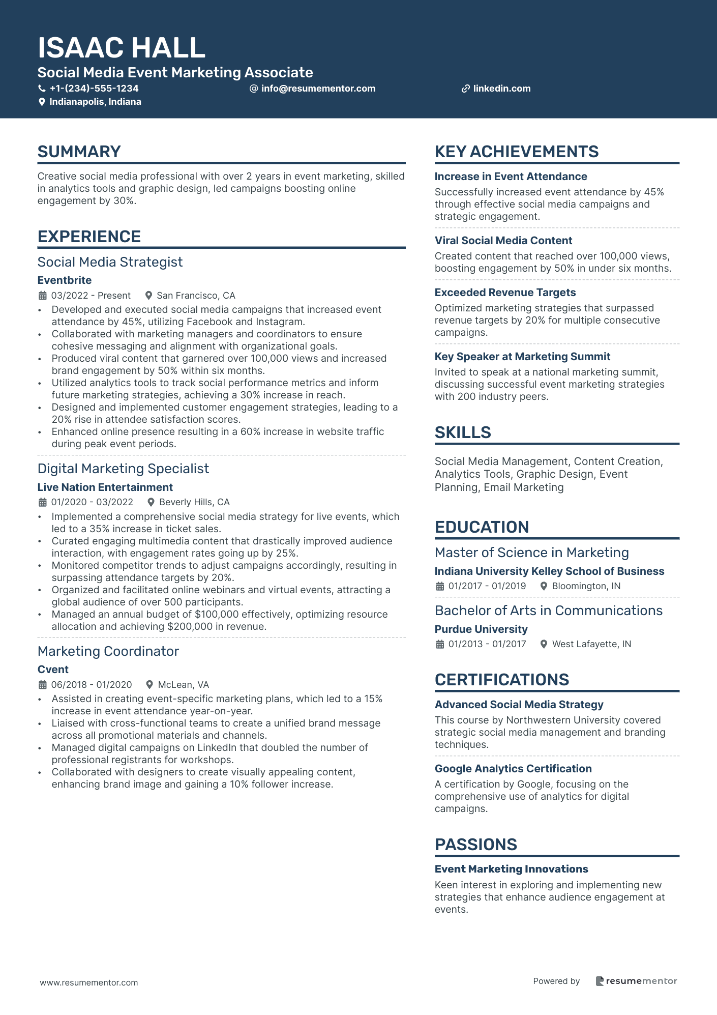 Social Media Event Marketing Associate