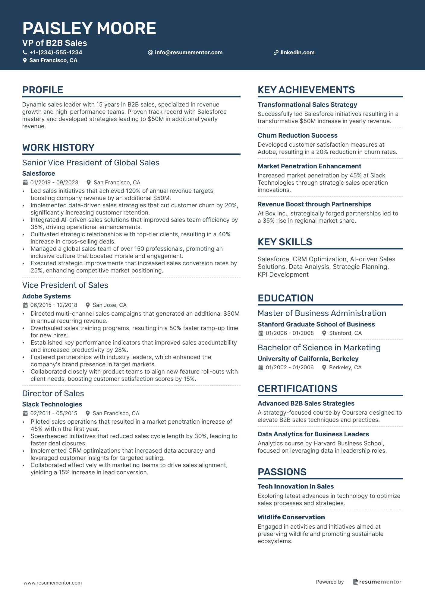 VP of B2B Sales
