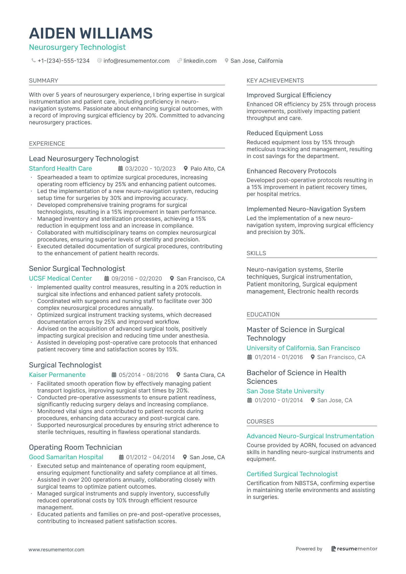 Neurosurgery Technologist
