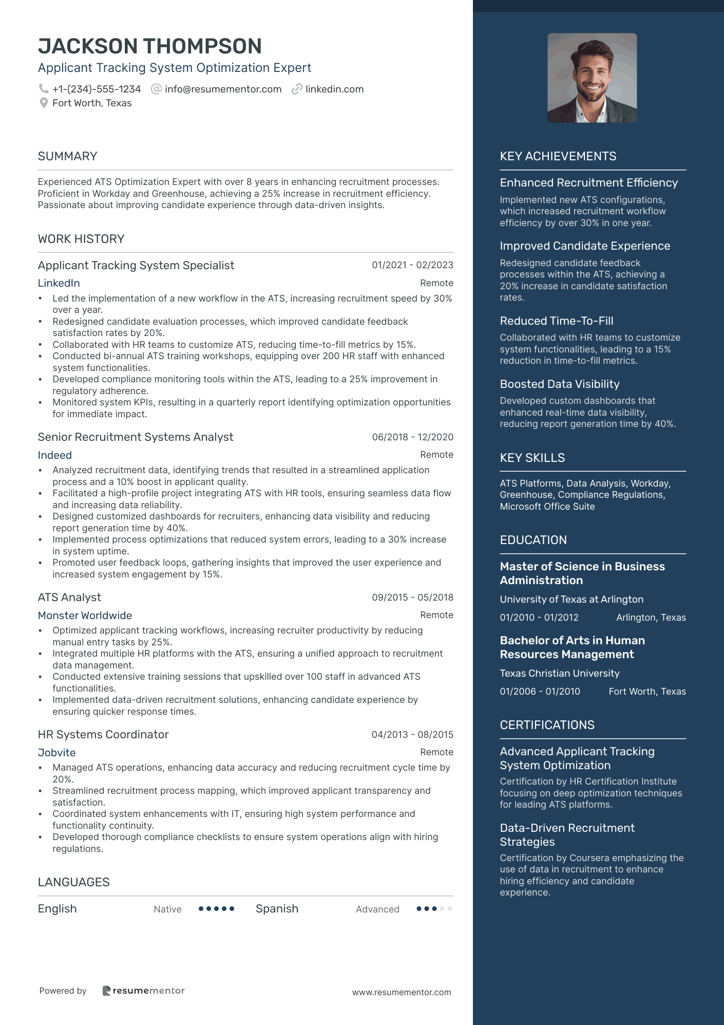 Applicant Tracking System Optimization Expert