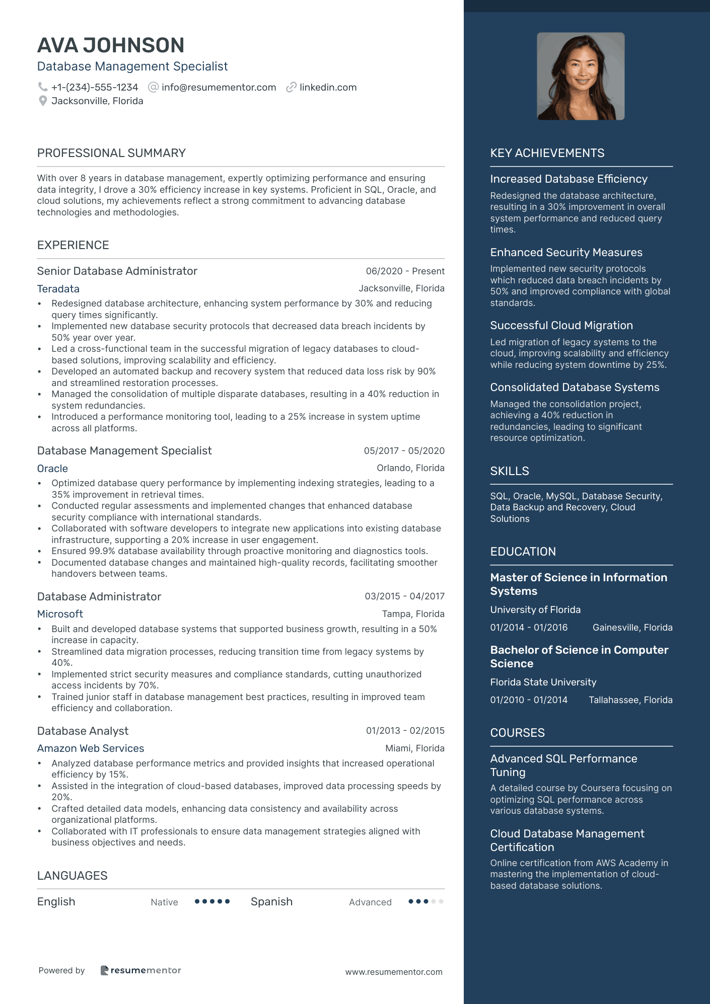 Database Management Specialist