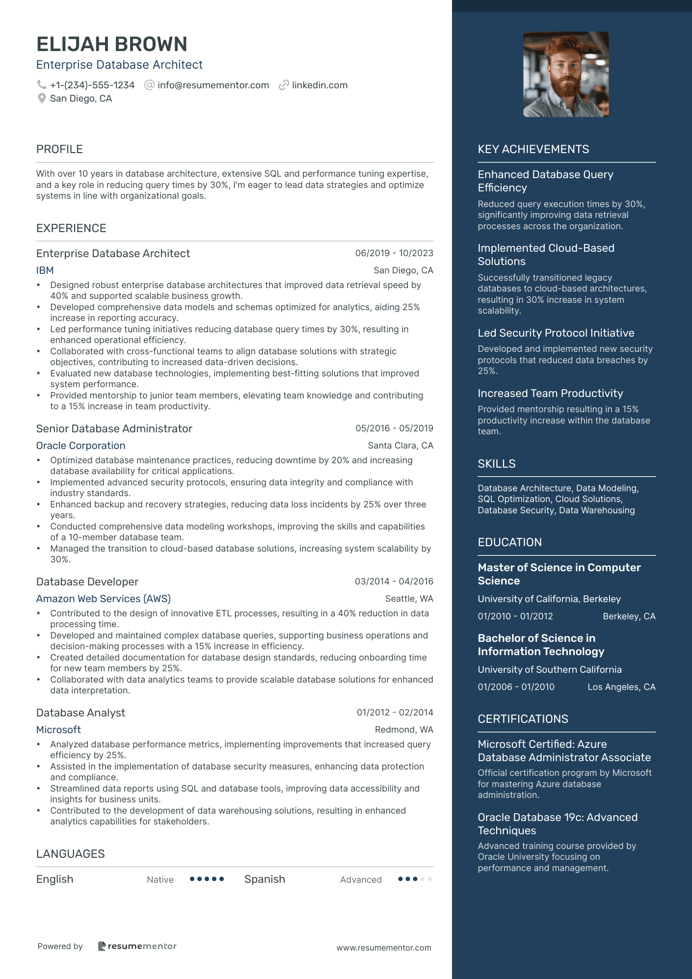 Enterprise Database Architect