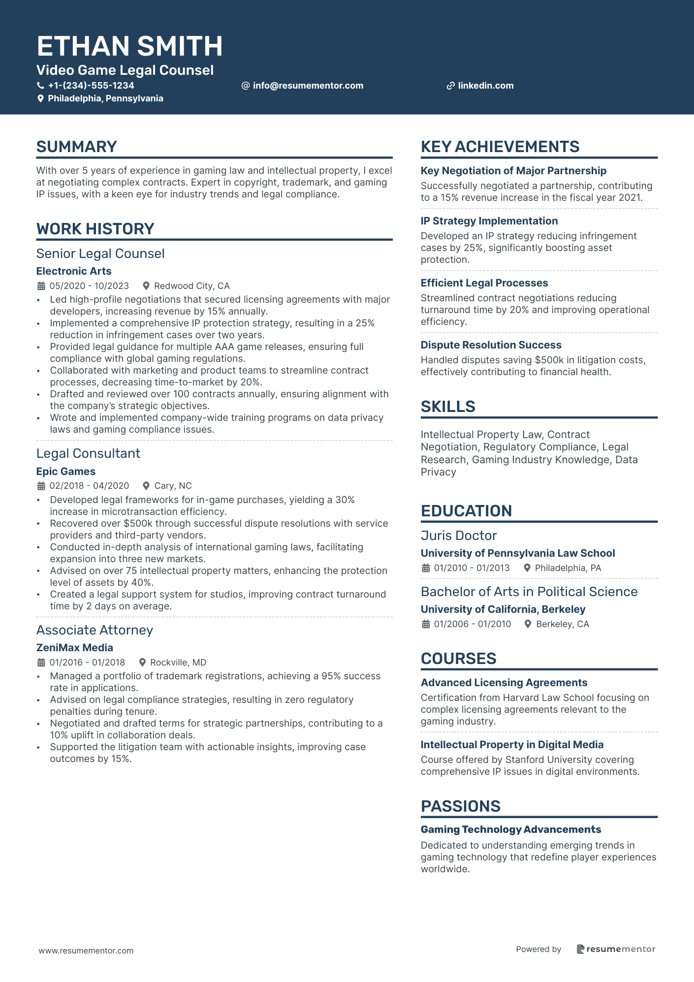 Video Game Legal Counsel