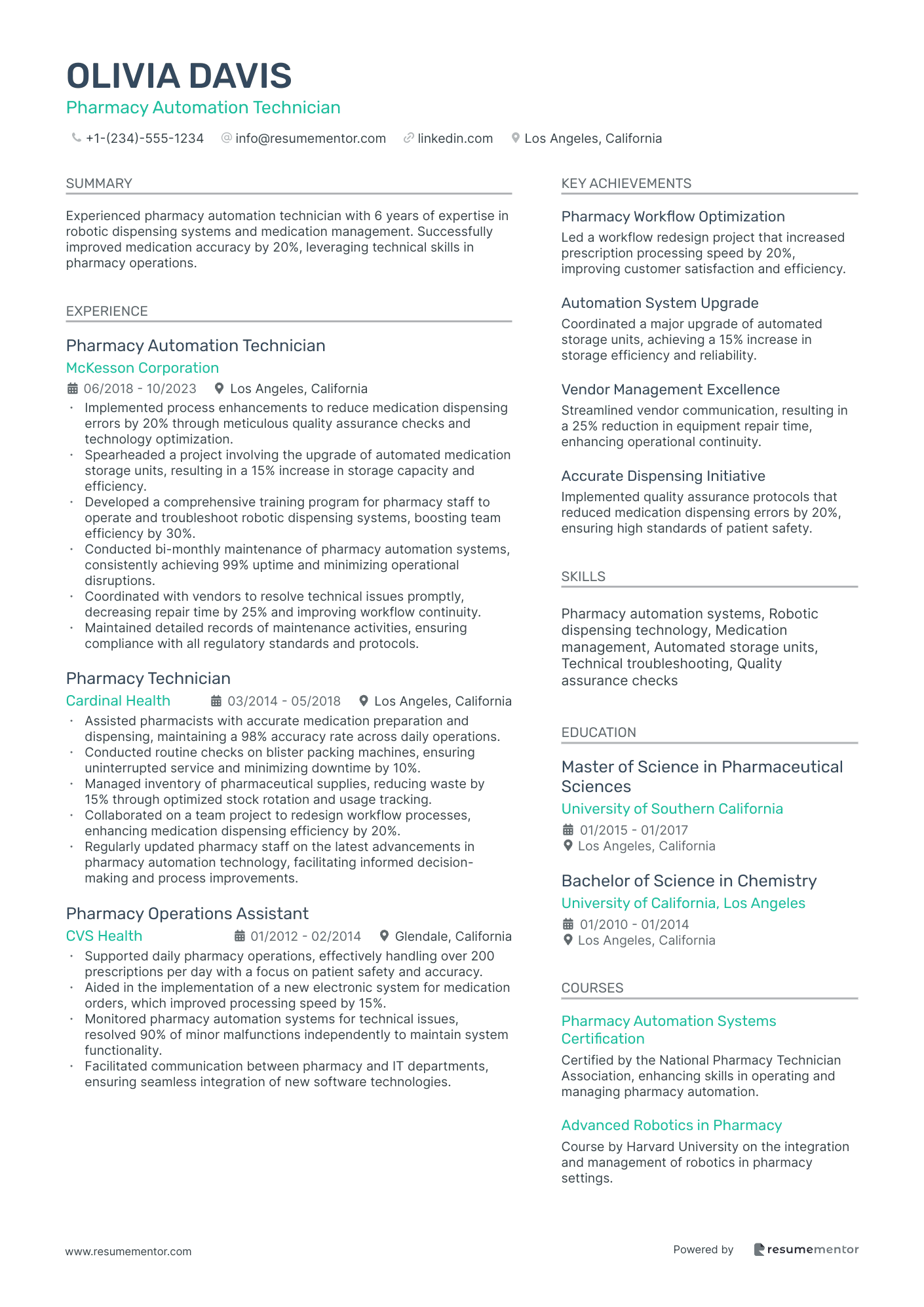 Pharmacy Automation Technician