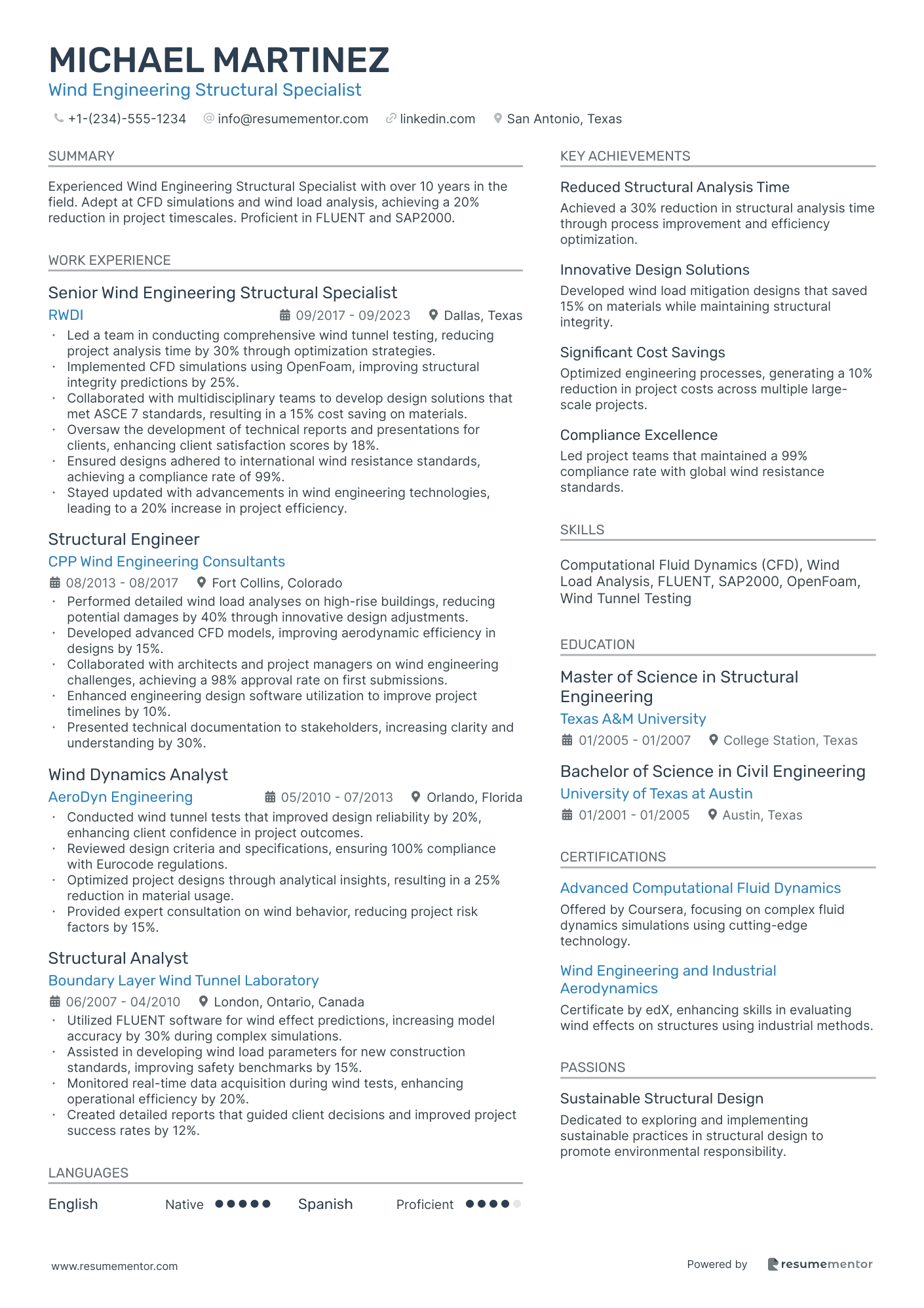 Wind Engineering Structural Specialist