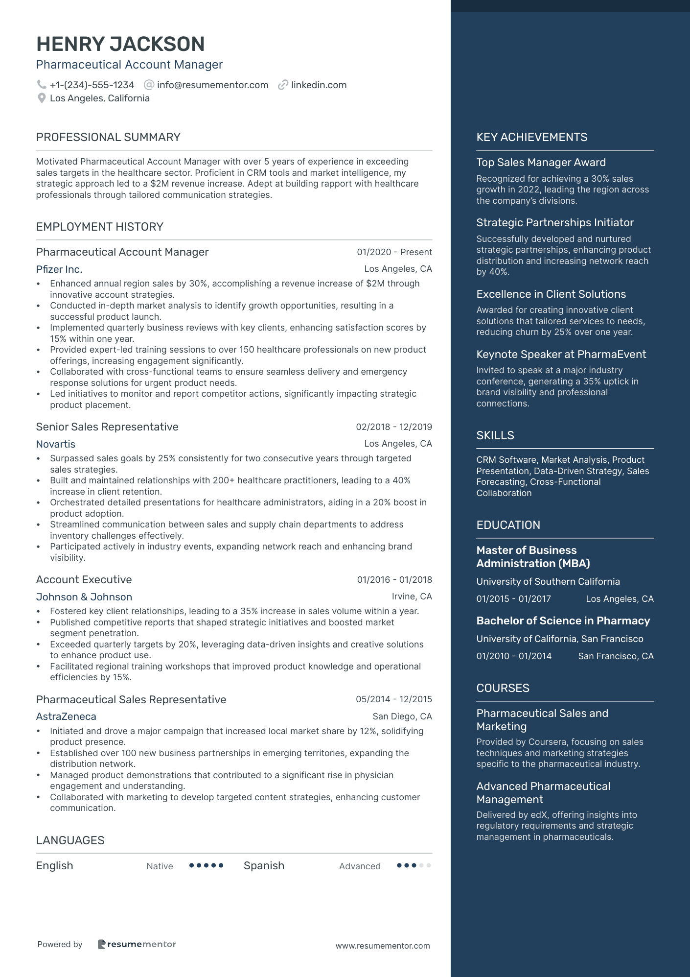 Pharmaceutical Account Manager