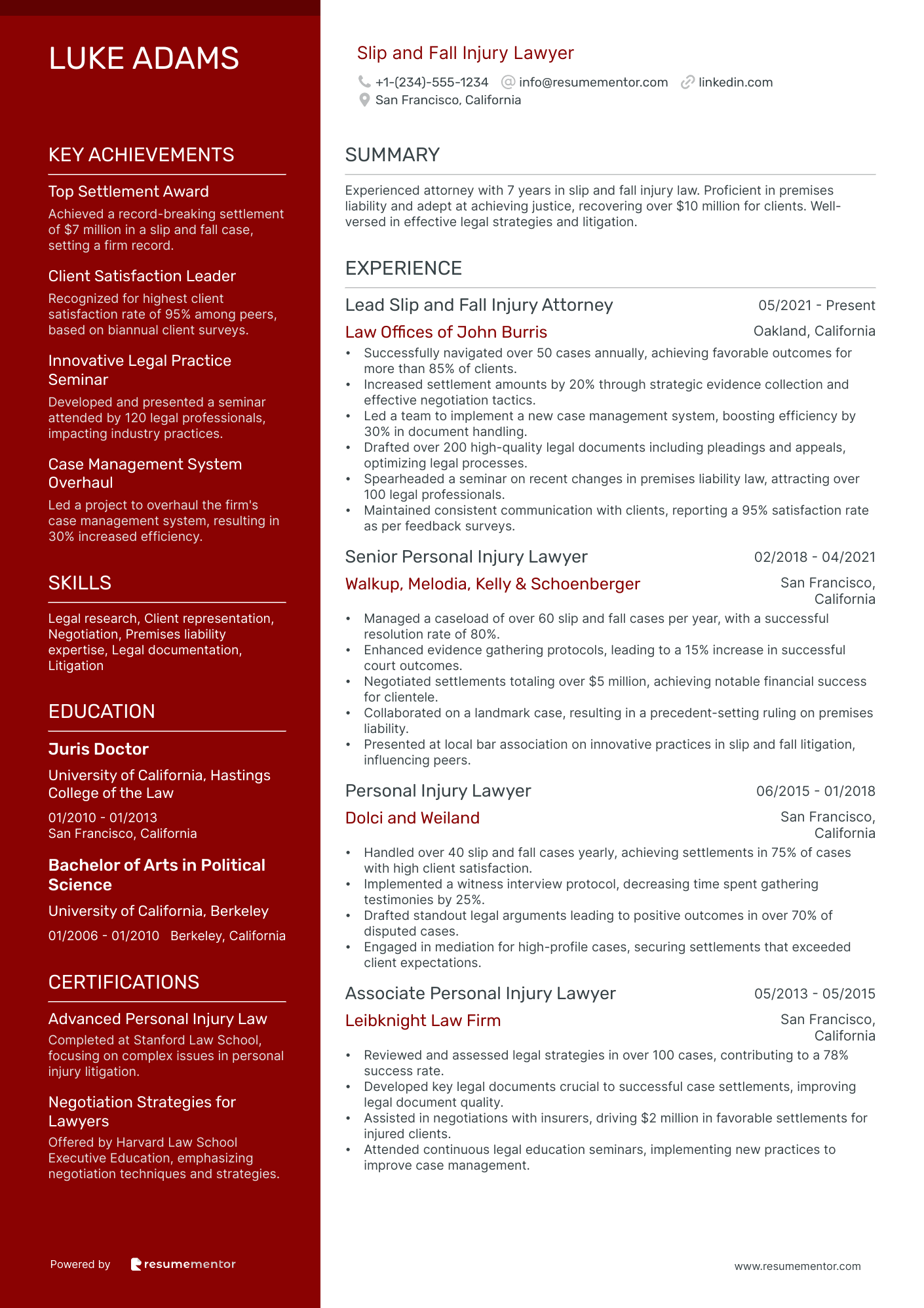 Slip and Fall Injury Lawyer