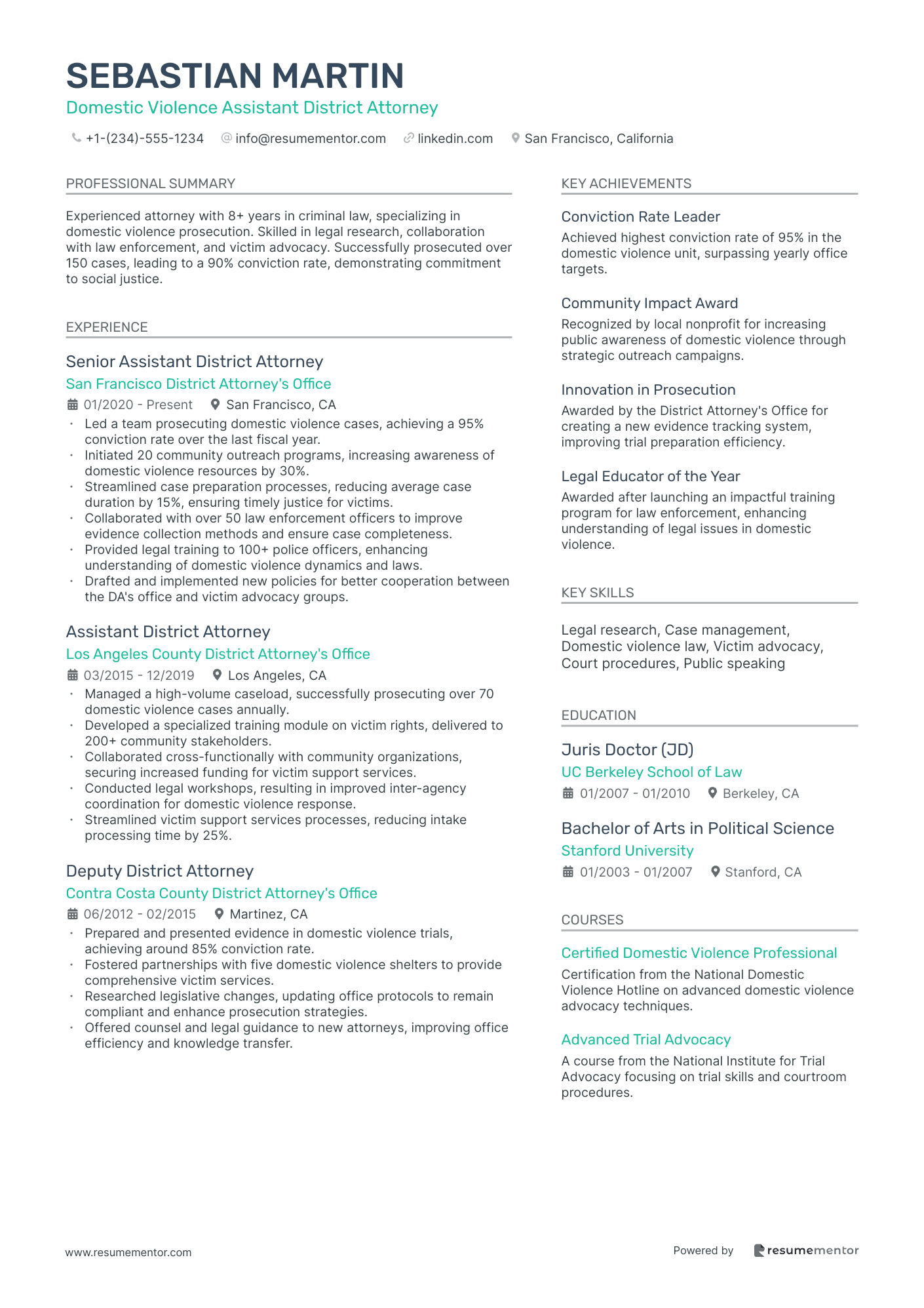 Domestic Violence Assistant District Attorney