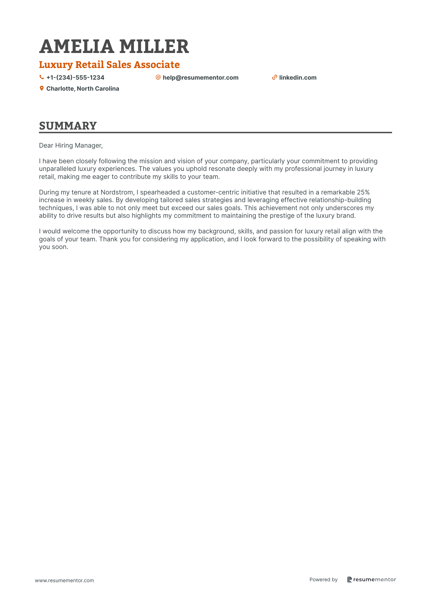 Luxury Retail Sales Associate