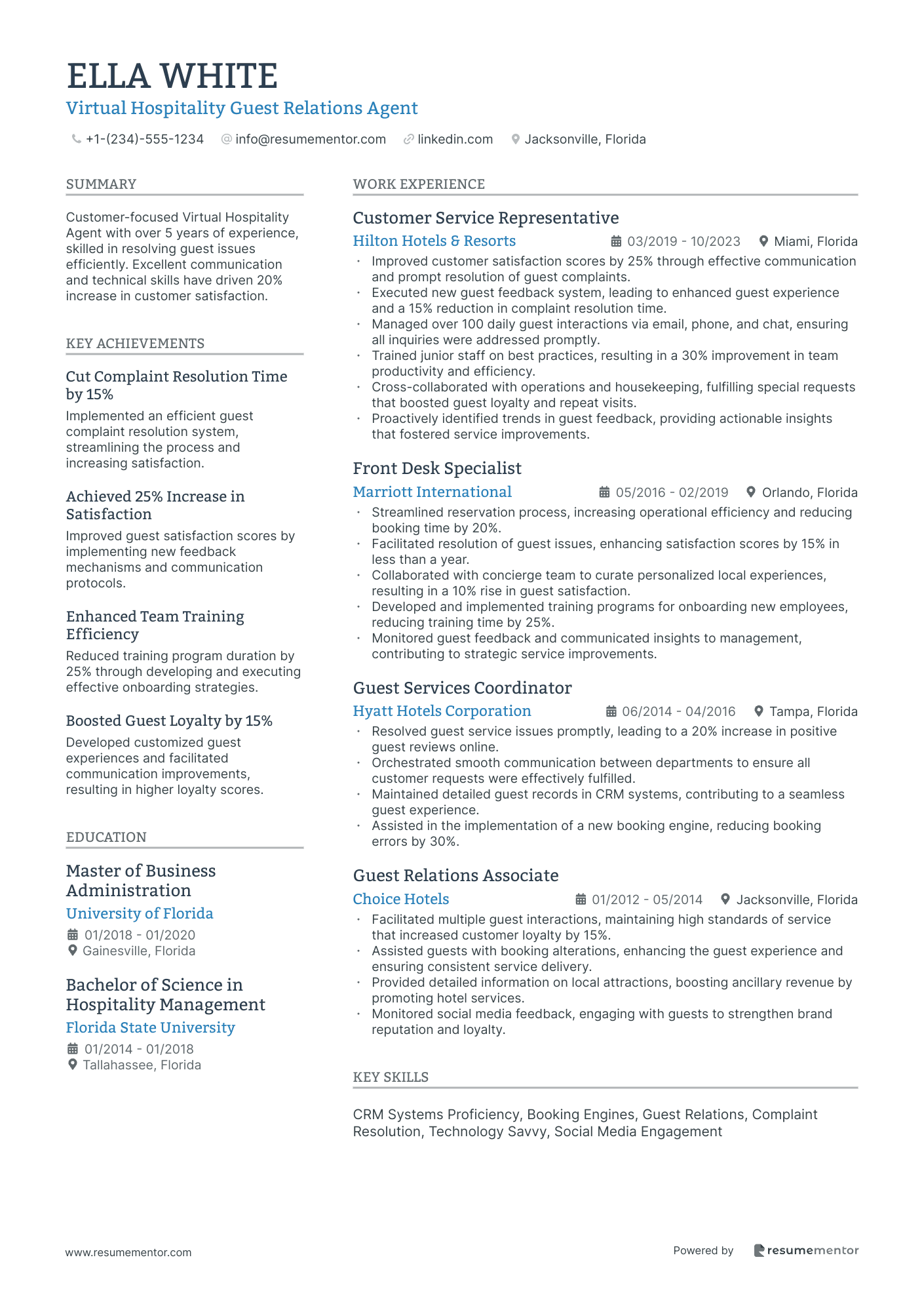 Virtual Hospitality Guest Relations Agent