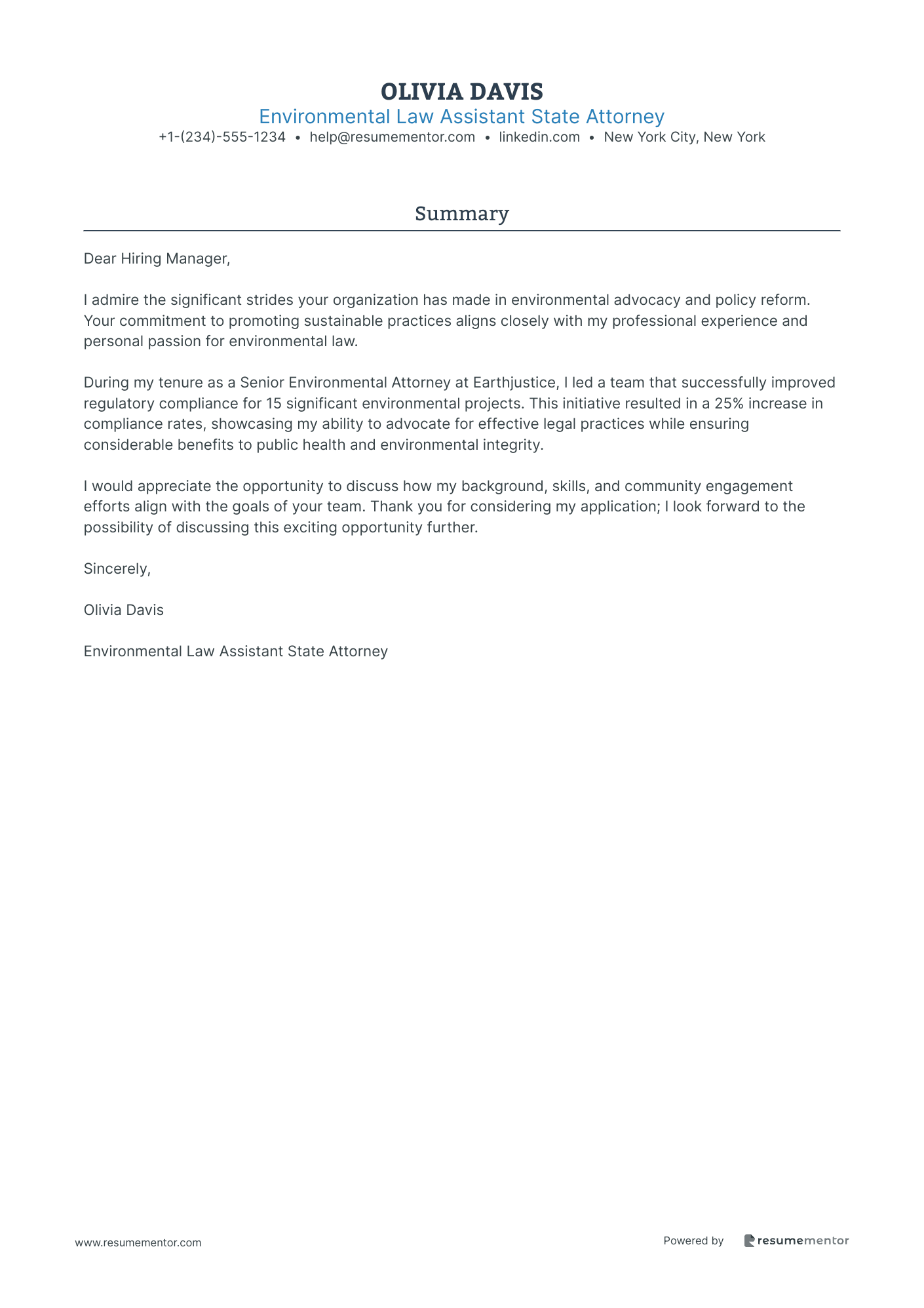 Environmental Law Assistant State Attorney